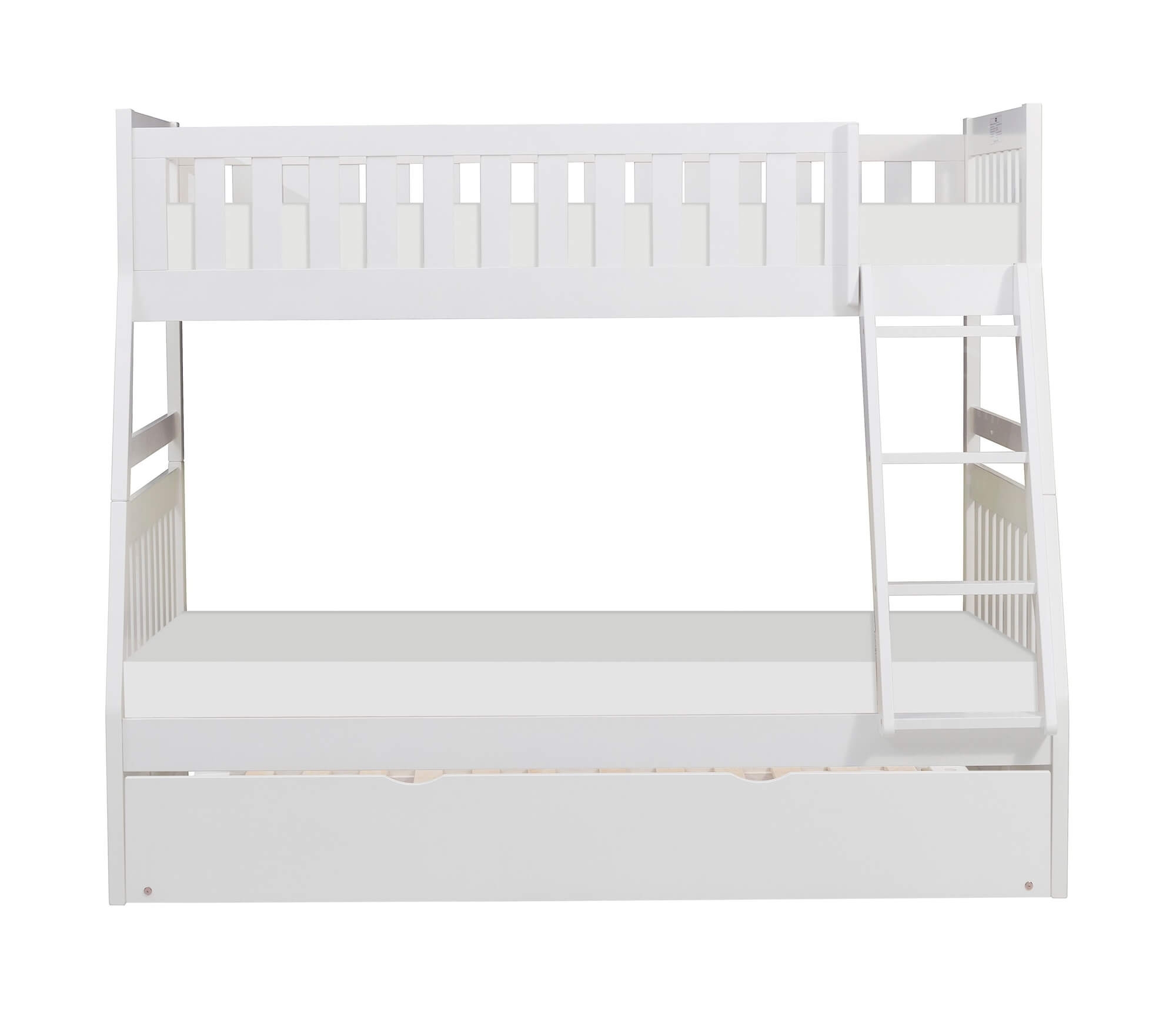Galen Wood Bunk Bed w/ Twin Trundle, Twin/Full Size