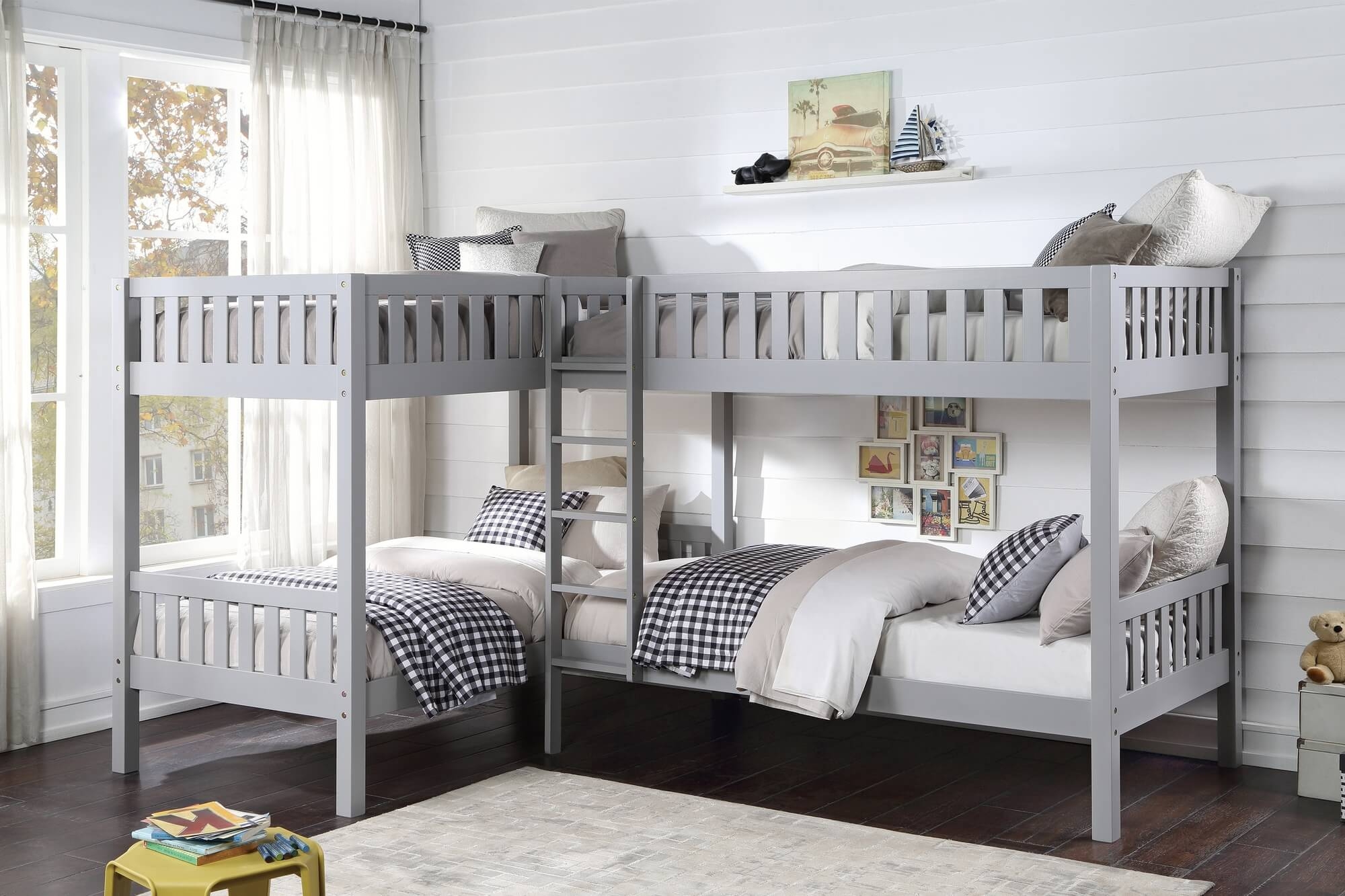 Orion Wood Corner Bunk Bed