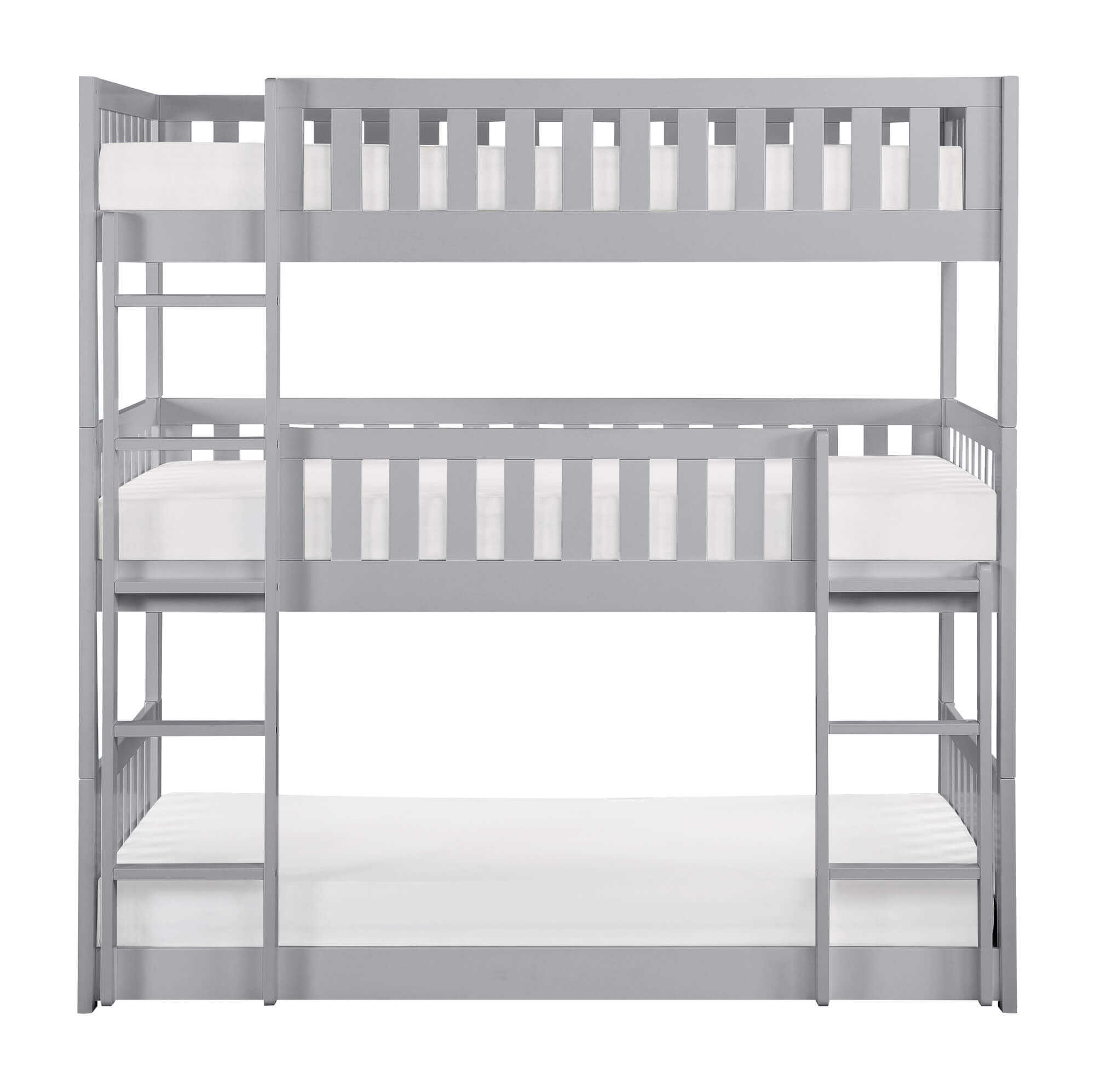 Orion Wood Triple Bunk Bed, Twin/Twin/Twin Size