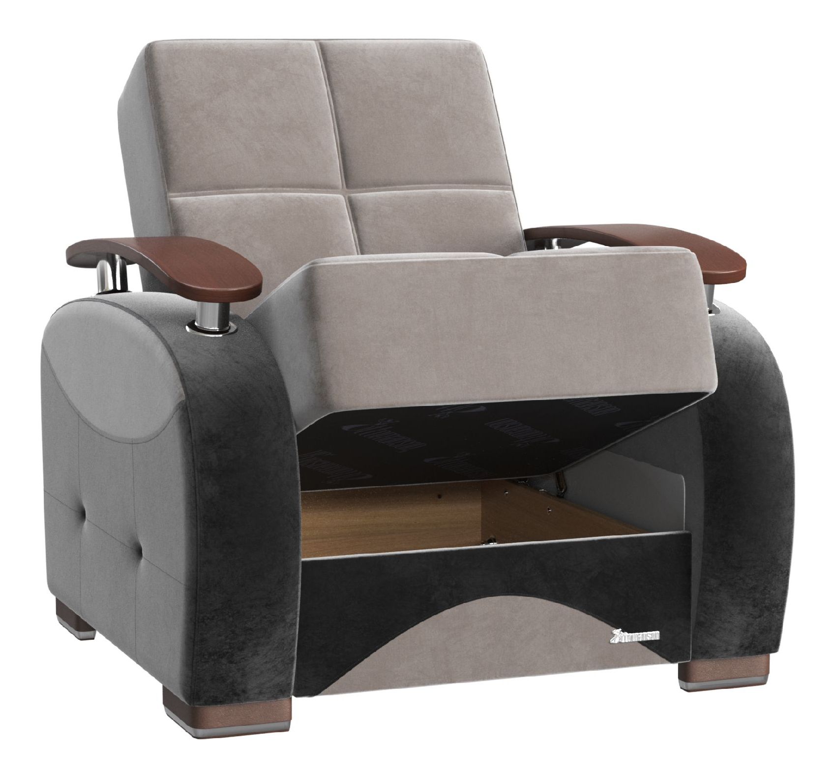 Yafah Fabric Convertible Living Set