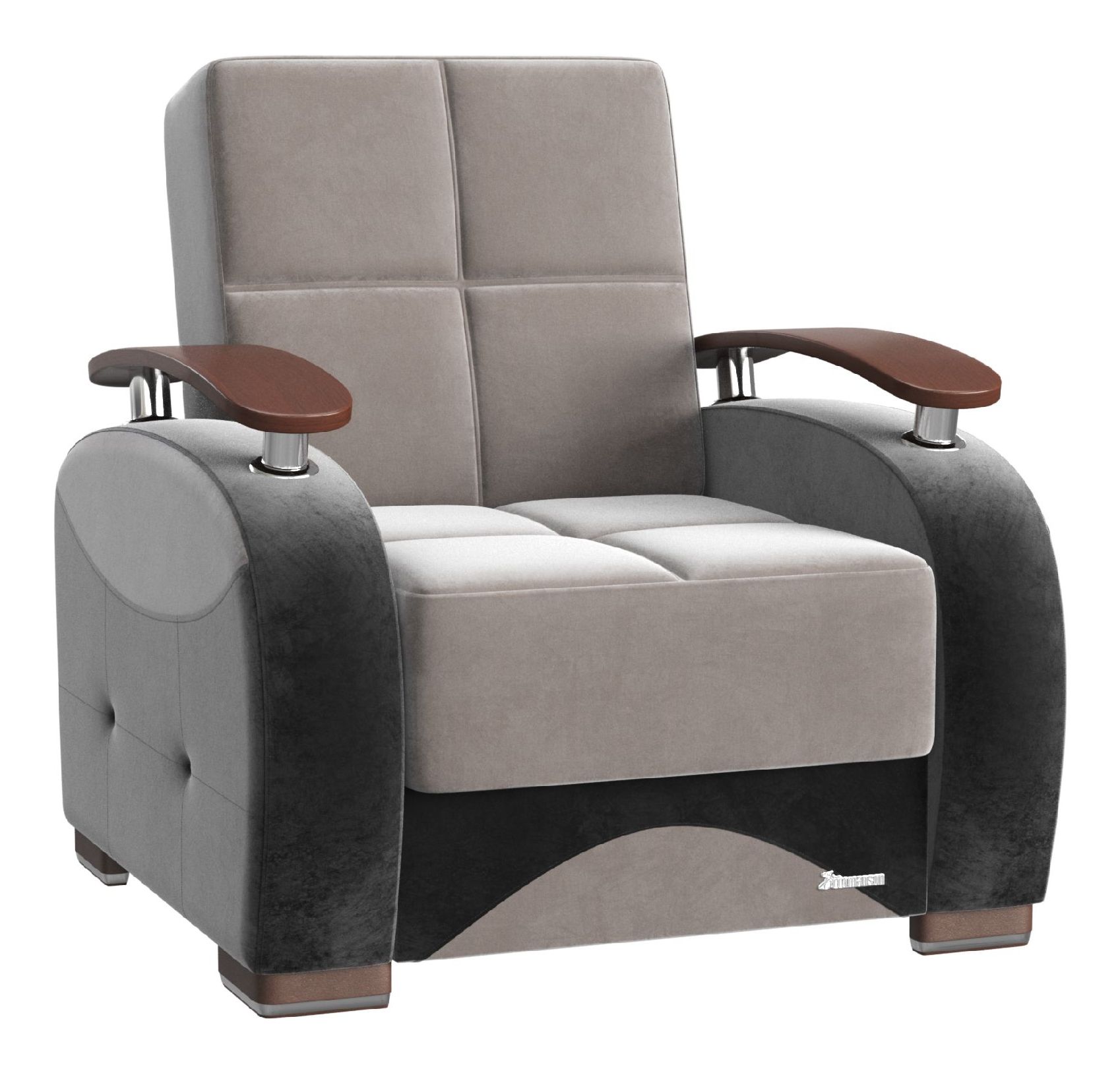 Yafah Fabric Convertible Living Set