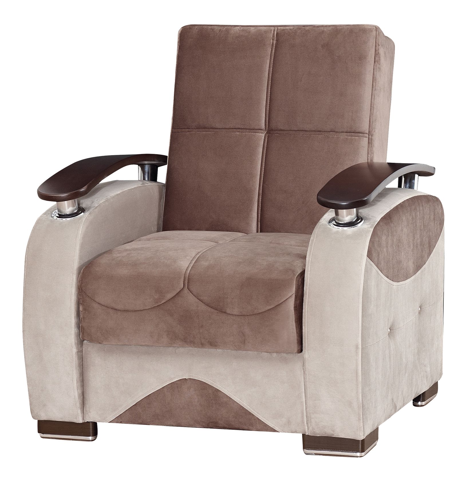 Yafah Fabric Convertible Living Set