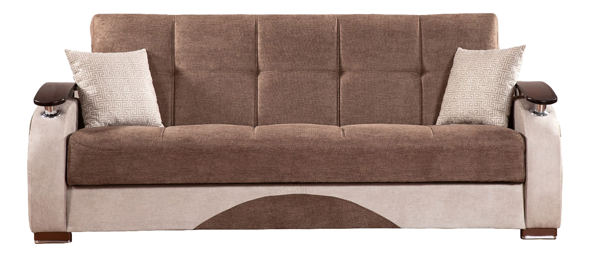 Yafah Fabric Convertible Living Set