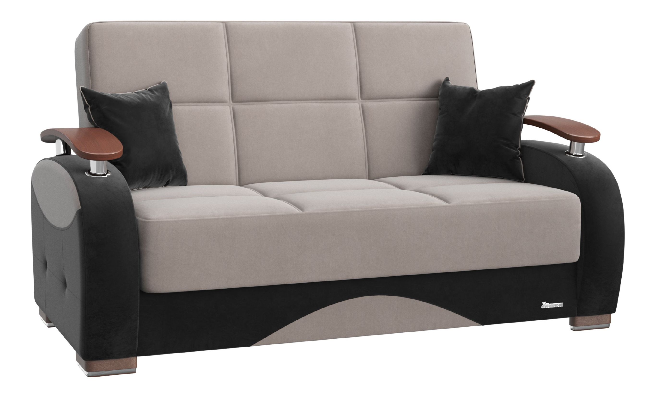Yafah Fabric Convertible Living Set