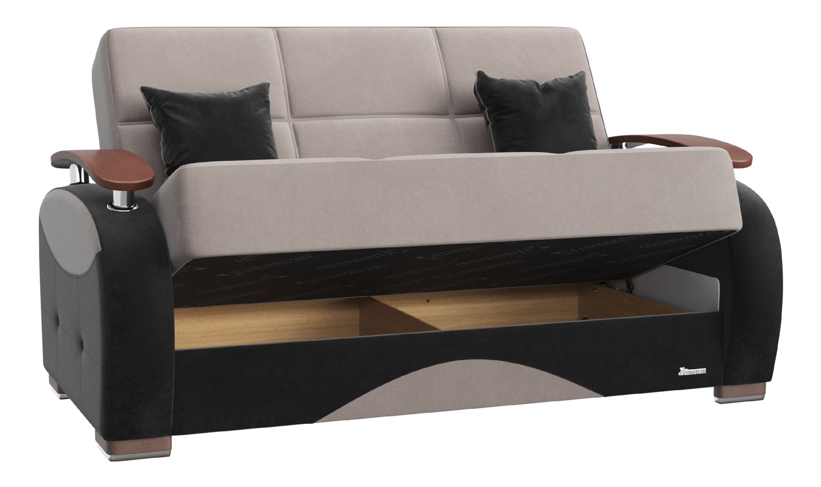 Yafah Fabric Convertible Living Set