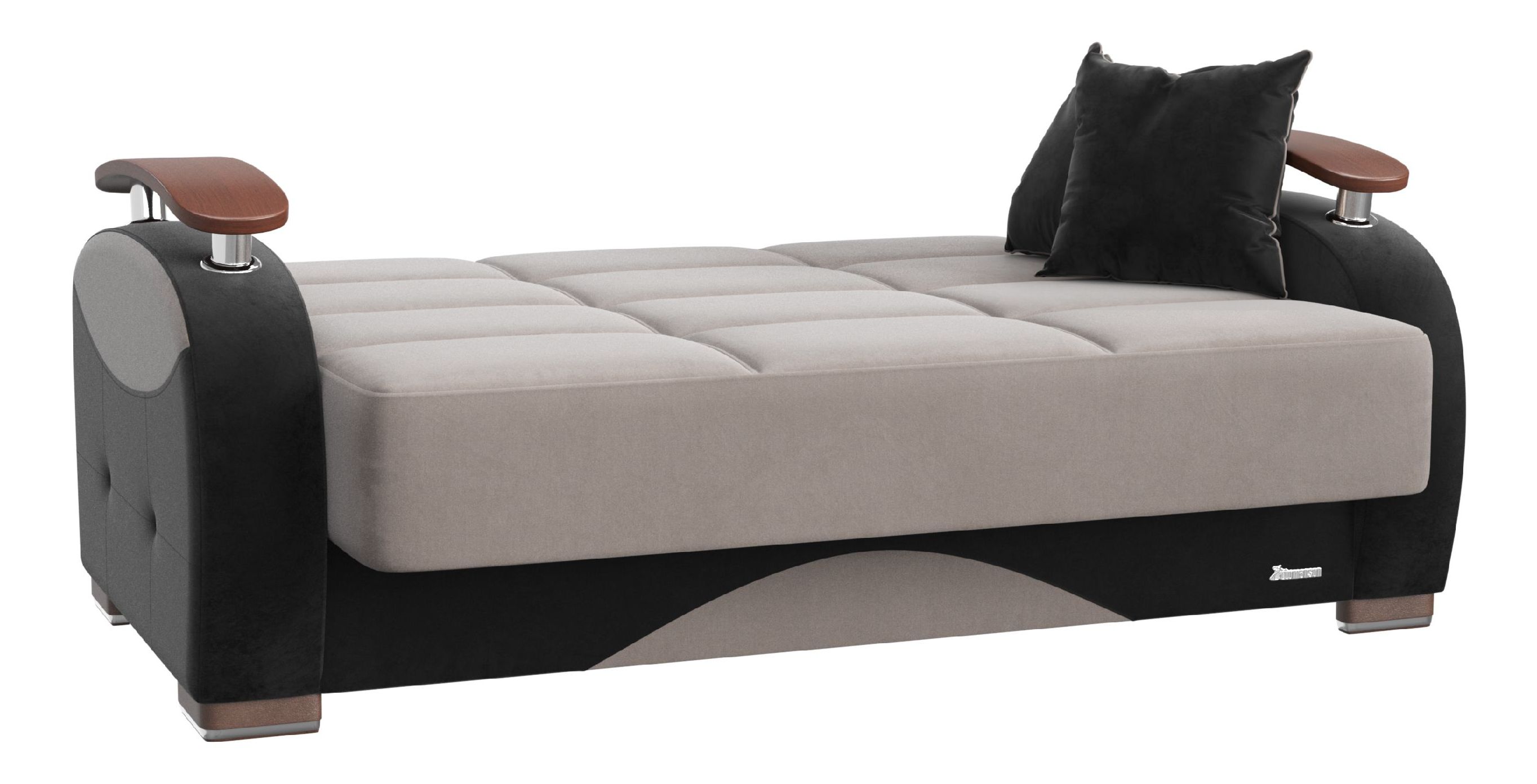 Yafah Fabric Convertible Loveseat