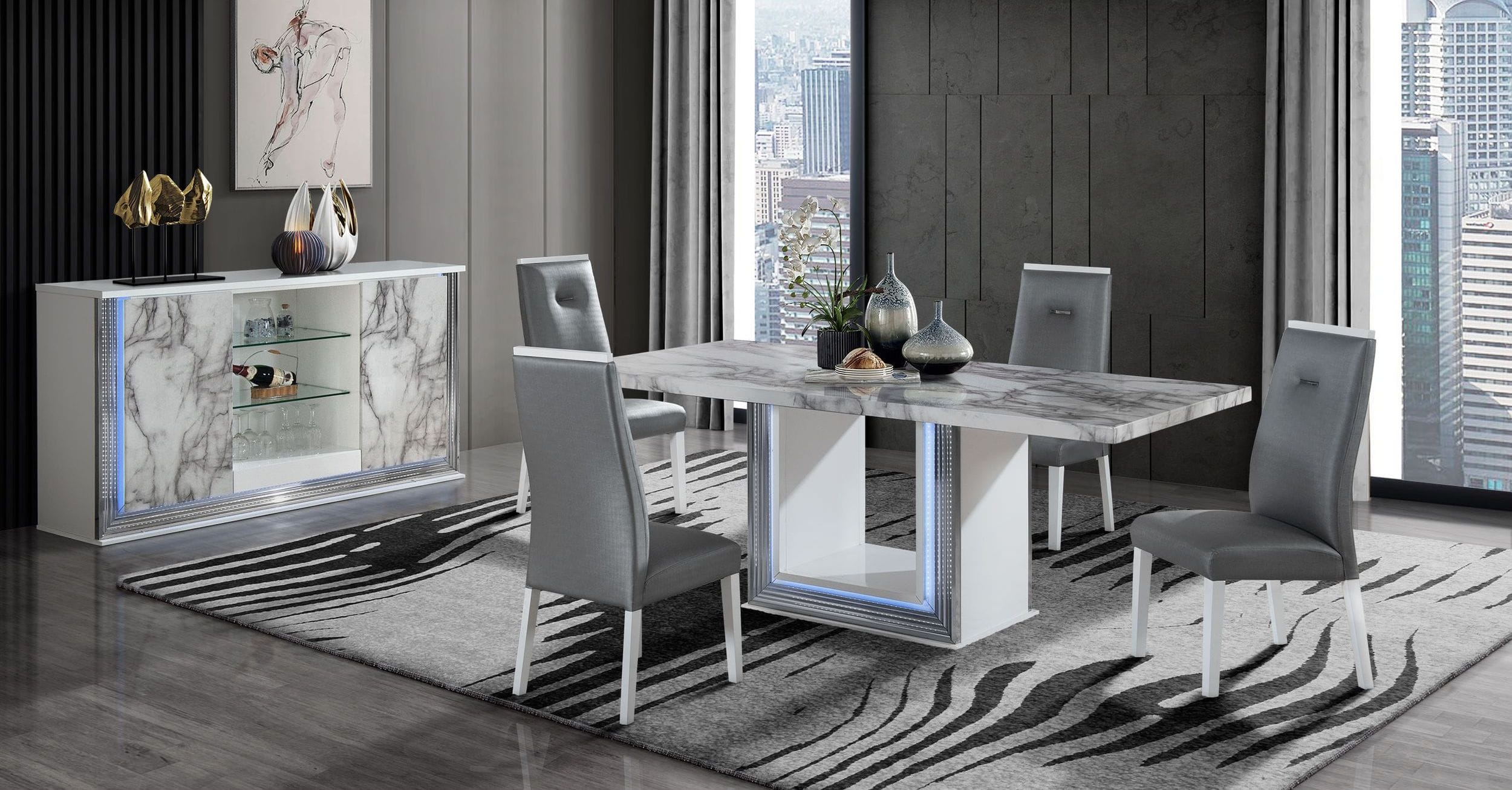 Ylime Polyester Dining Chair