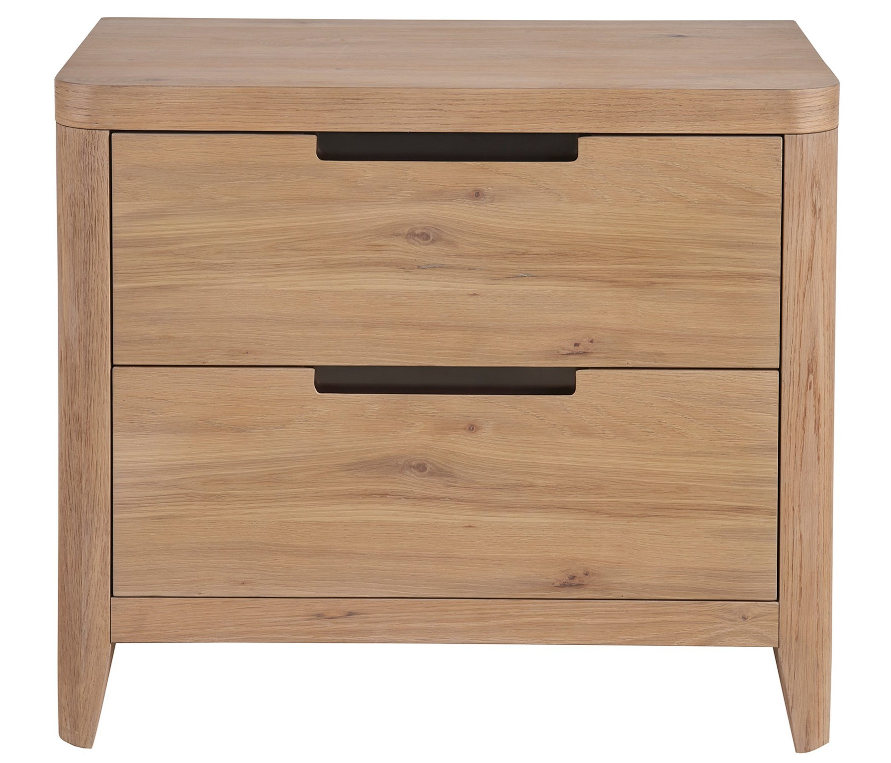 Walker Wood Nightstand w/2 Drawers
