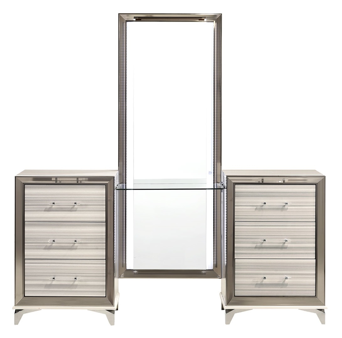 Homelegance Bedroom Vanity Dresser with Mirror 