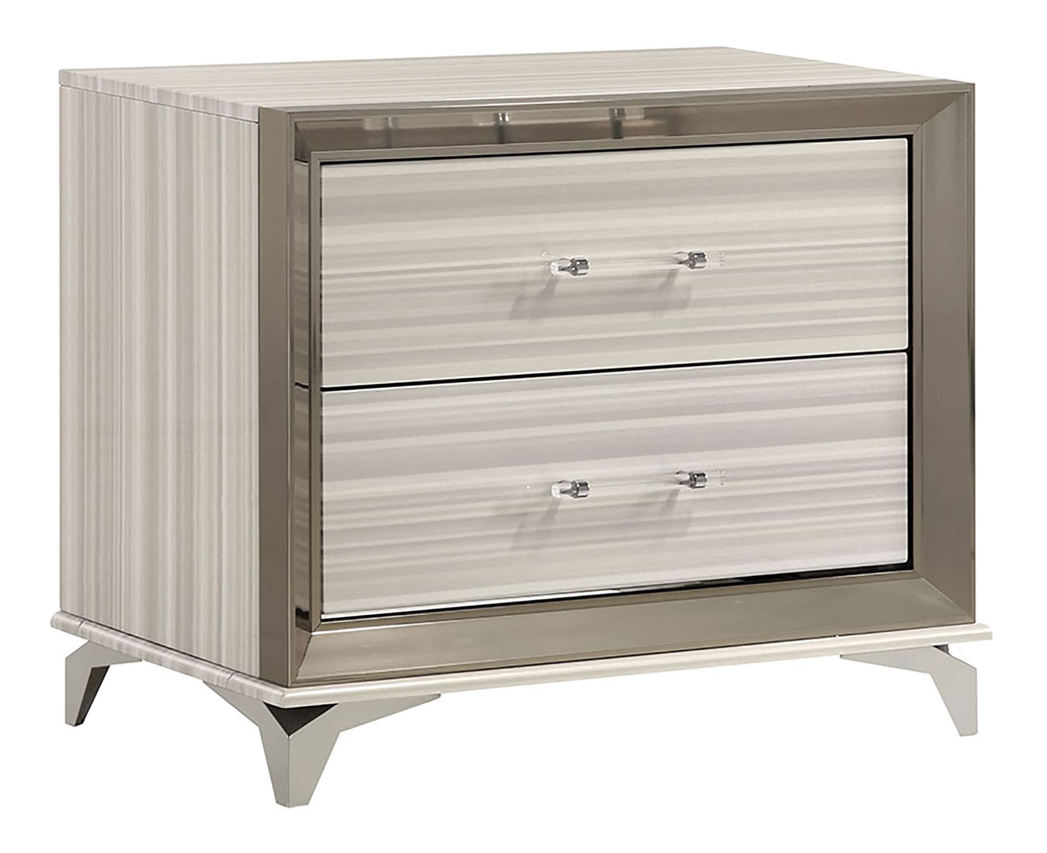 Zambrano 2-Drawer Wood Veneer Nightstand