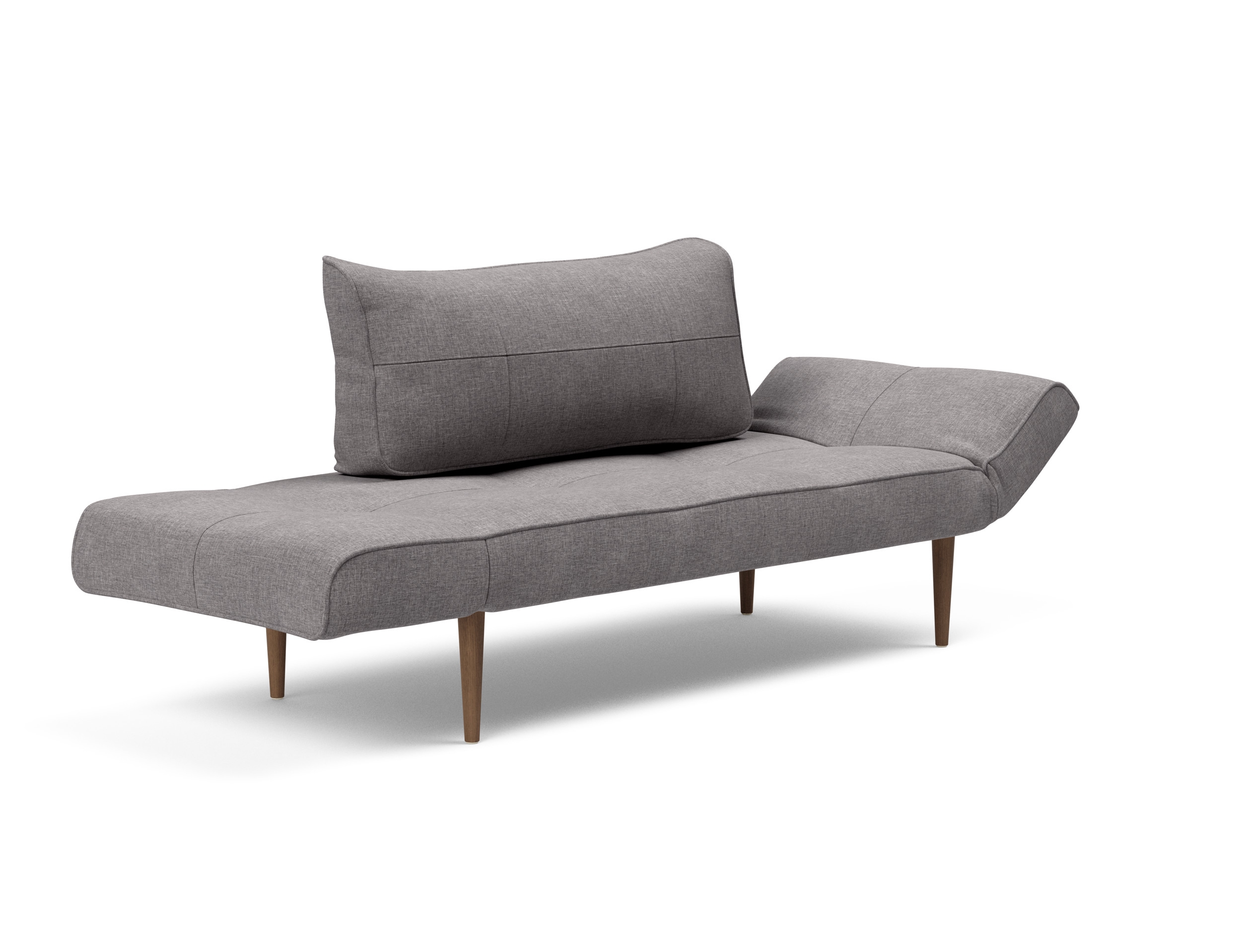 Zeal Deluxe Fabric Daybed w/Dark Wood Styletto Legs