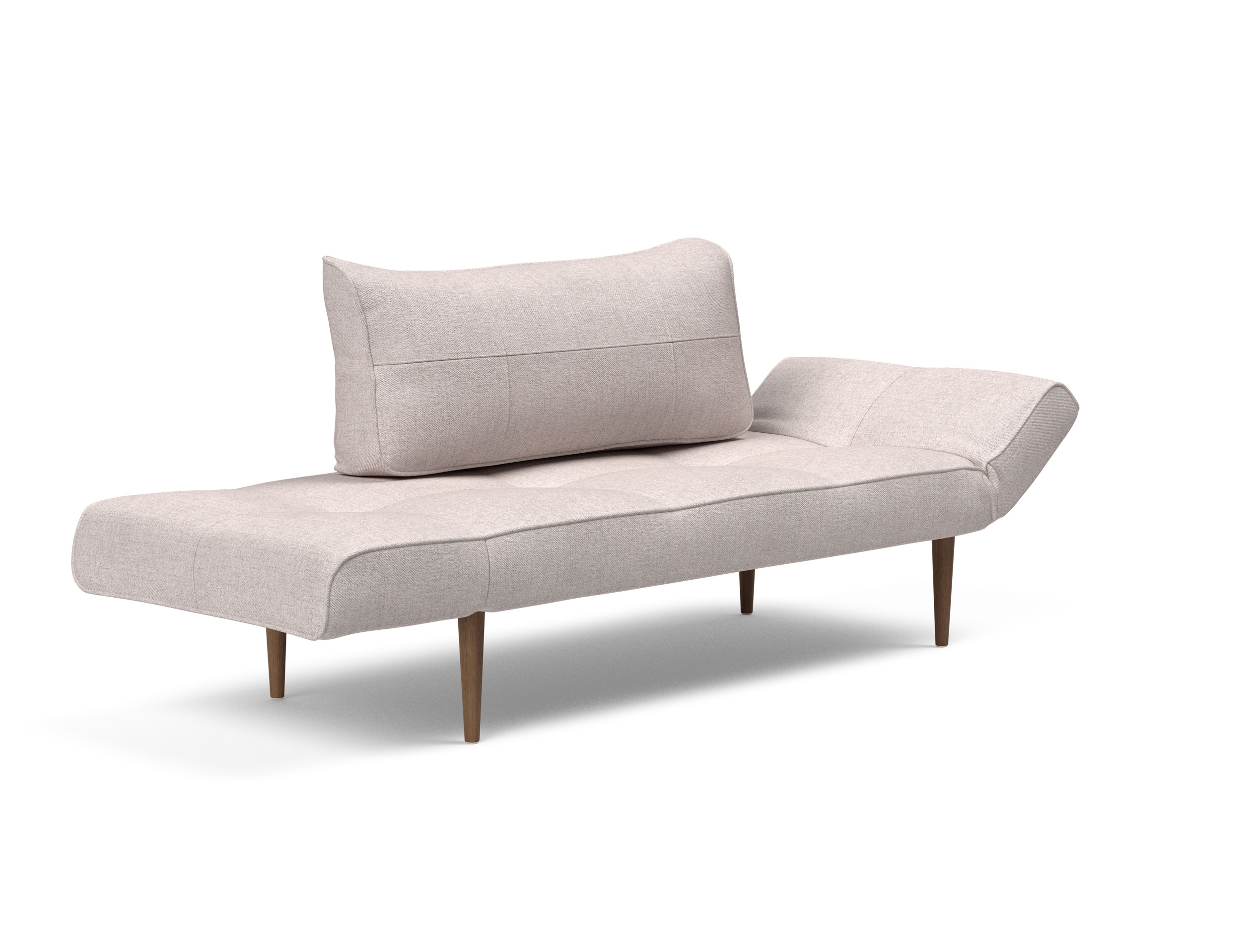 Zeal Deluxe Fabric Daybed w/Dark Wood Styletto Legs