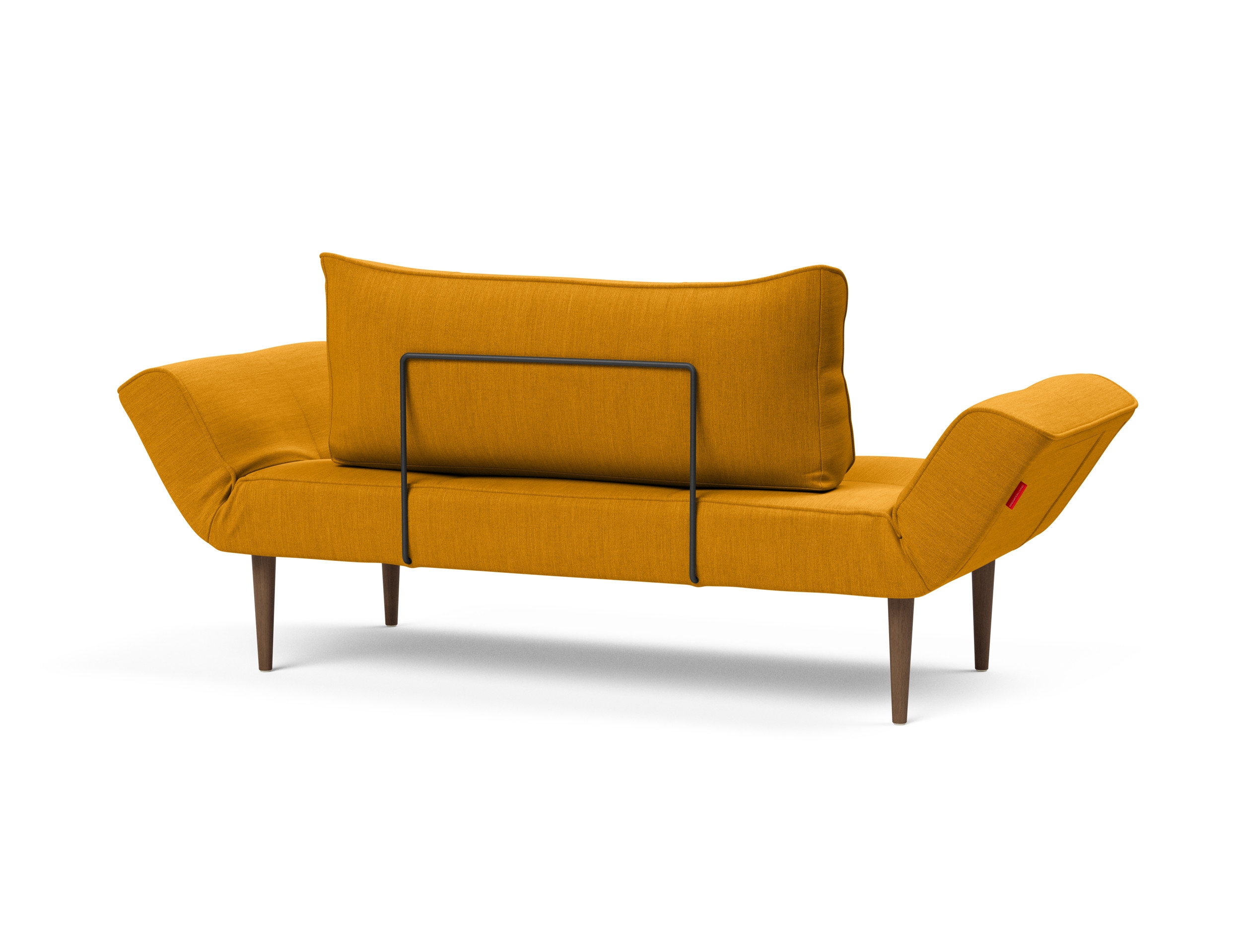 Zeal Deluxe Fabric Daybed w/Dark Wood Styletto Legs