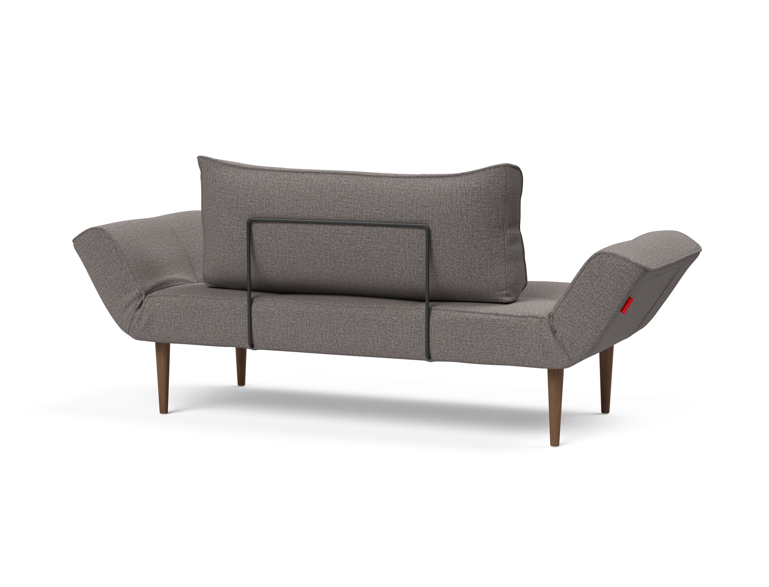 Zeal Deluxe Fabric Daybed w/Dark Wood Styletto Legs