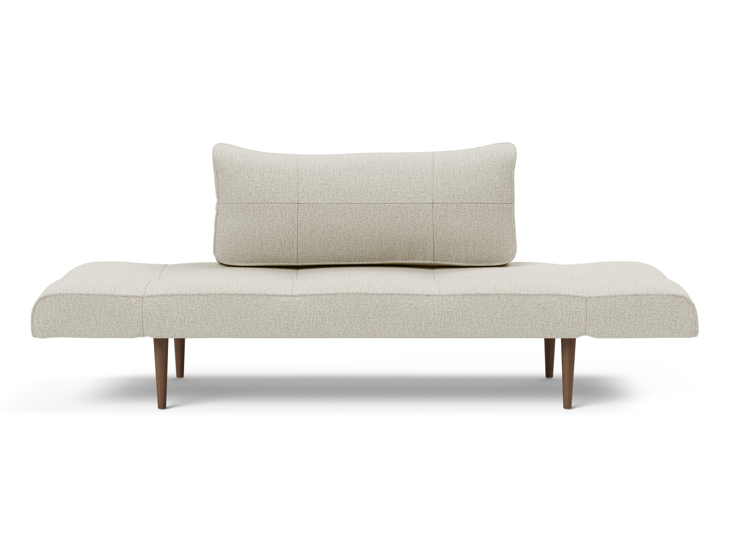 Zeal Deluxe Fabric Daybed w/Dark Wood Styletto Legs