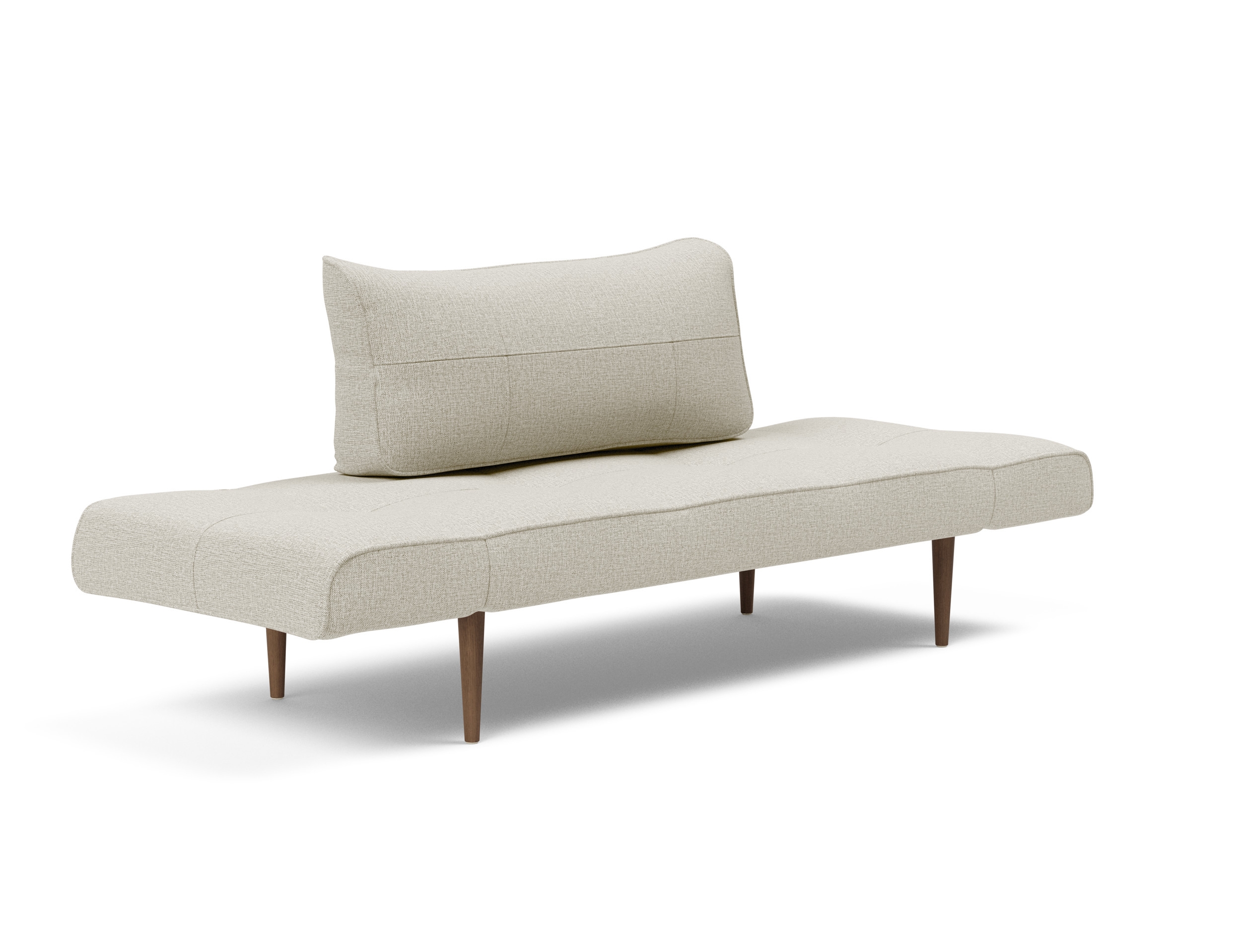 Zeal Deluxe Fabric Daybed w/Dark Wood Styletto Legs