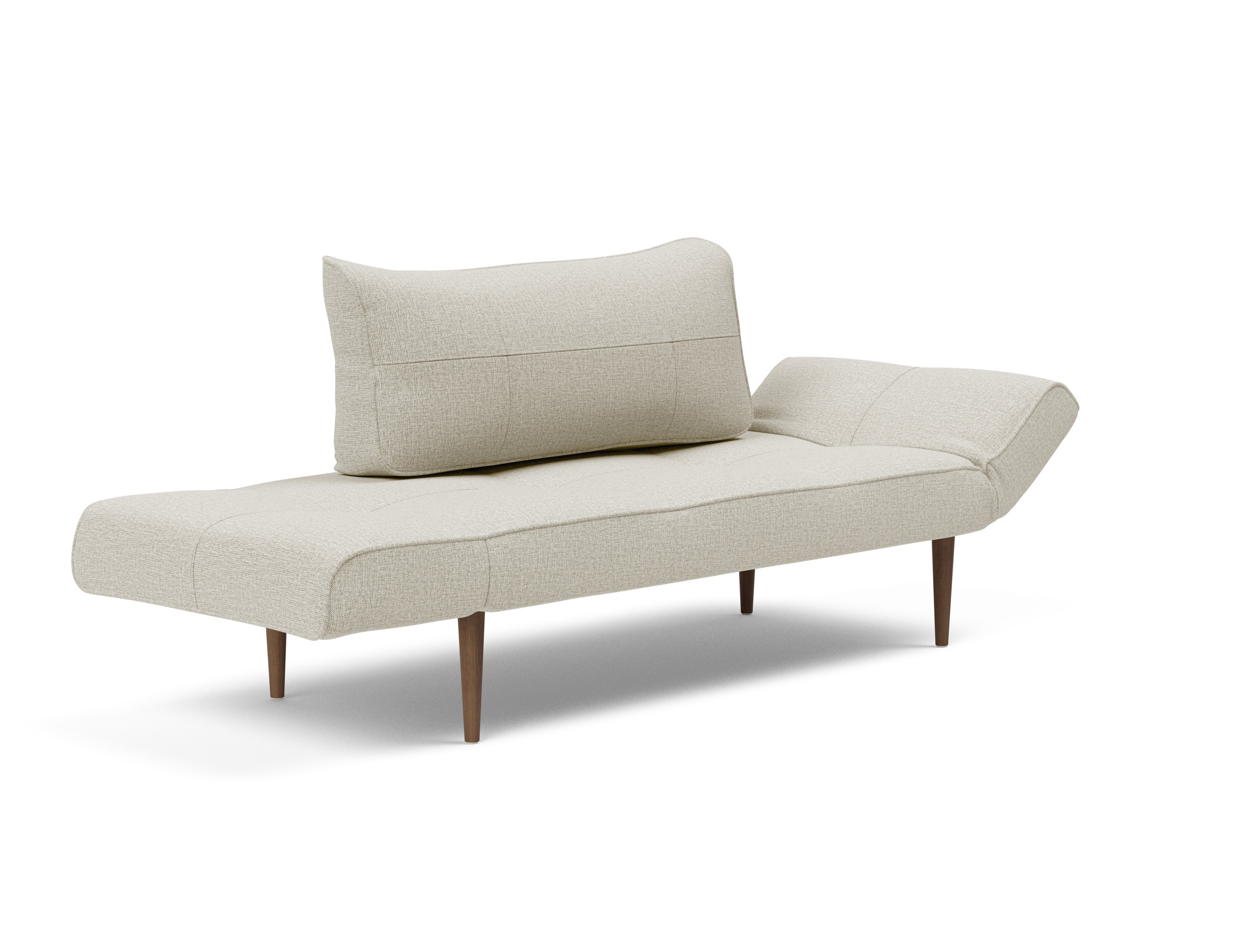 Zeal Deluxe Fabric Daybed w/Dark Wood Styletto Legs