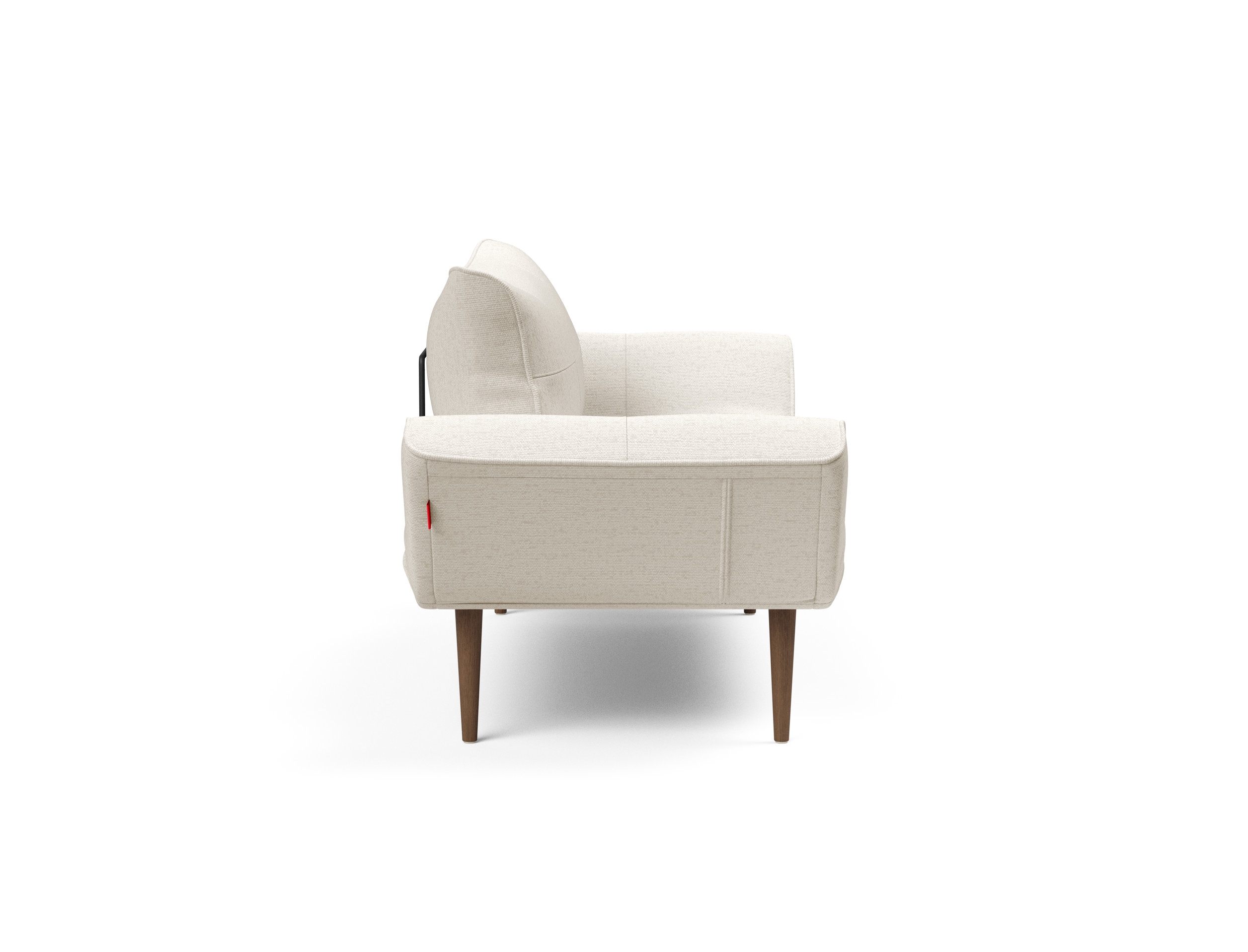 Zeal Deluxe Fabric Daybed w/Dark Wood Styletto Legs