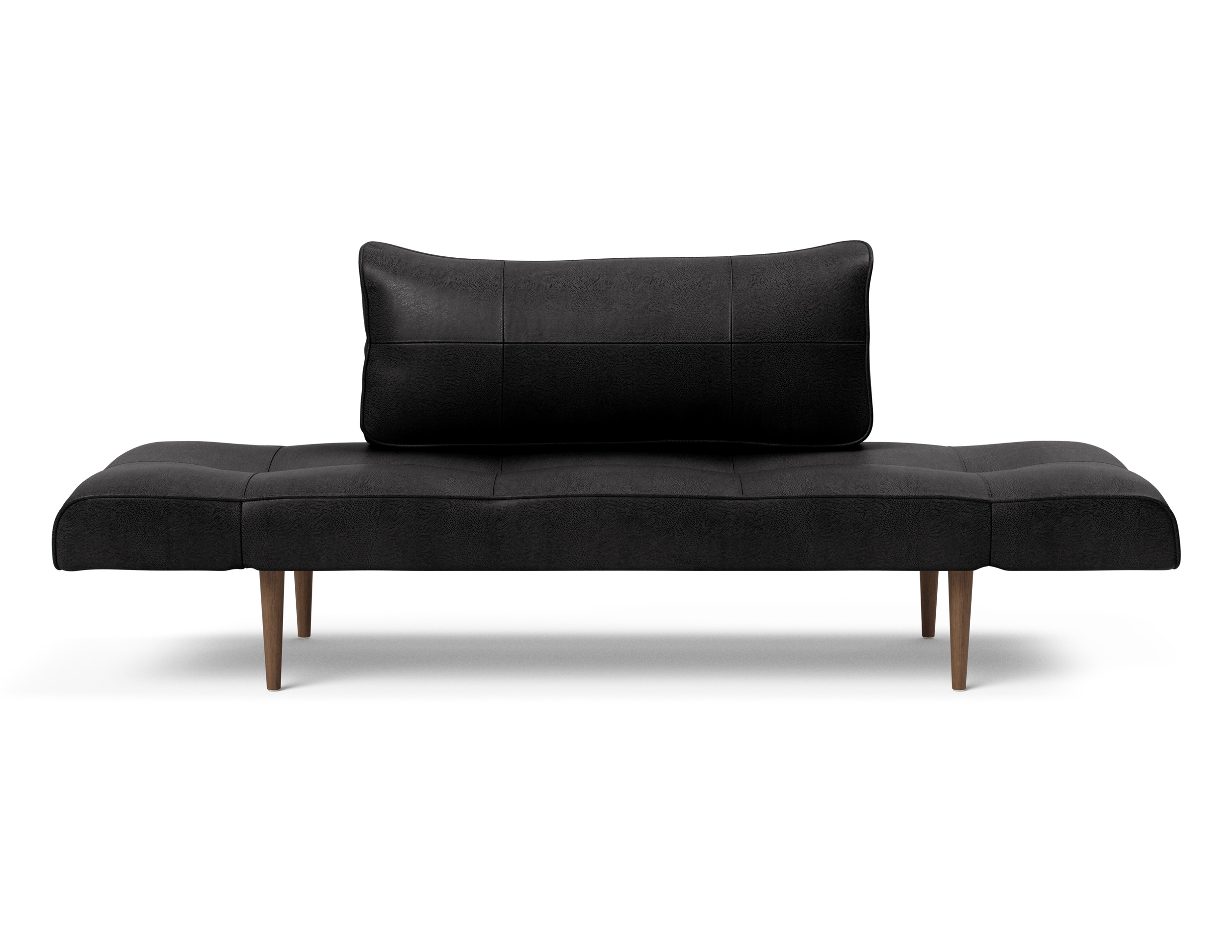 Zeal Deluxe Fabric Daybed w/Dark Wood Styletto Legs