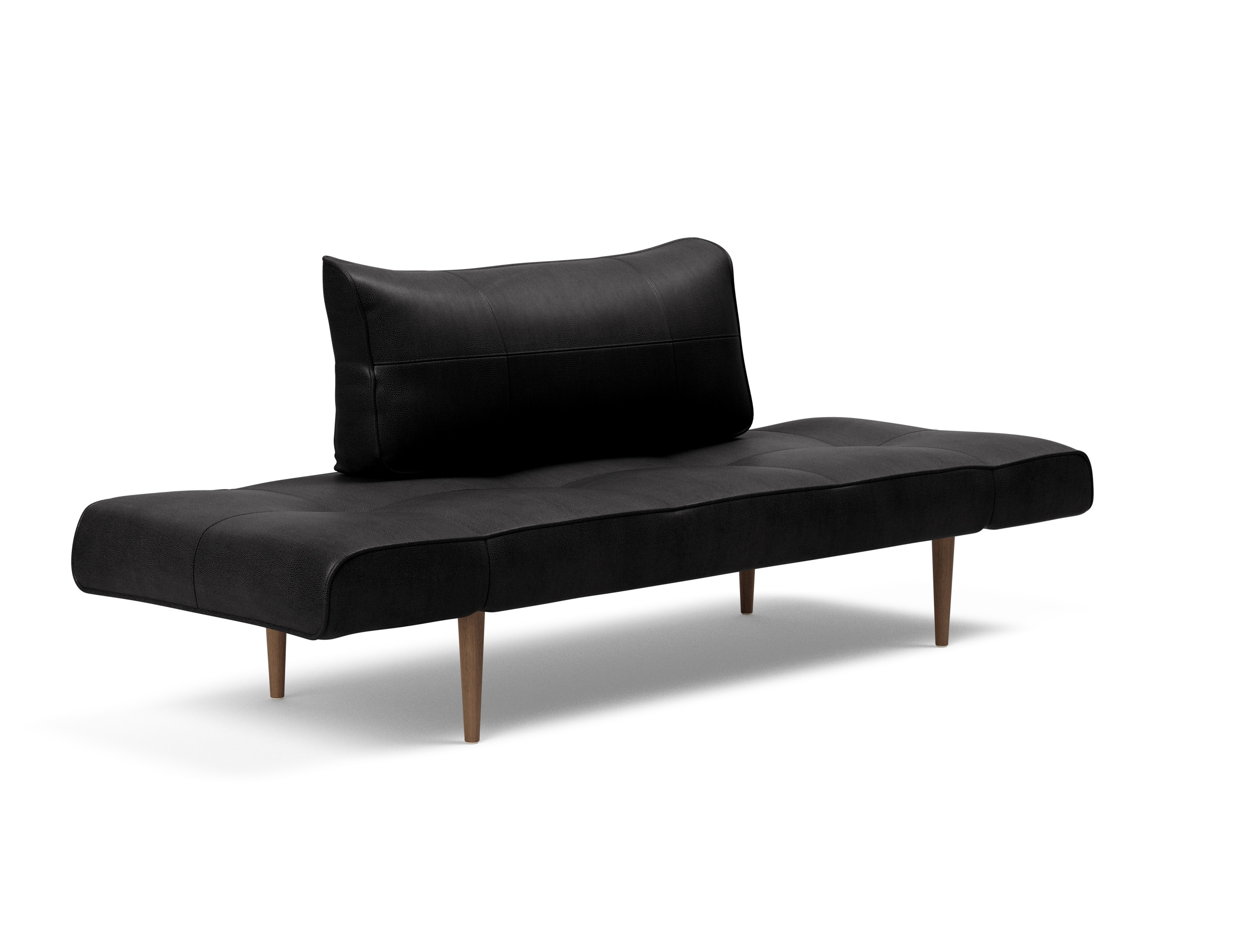 Zeal Deluxe Fabric Daybed w/Dark Wood Styletto Legs