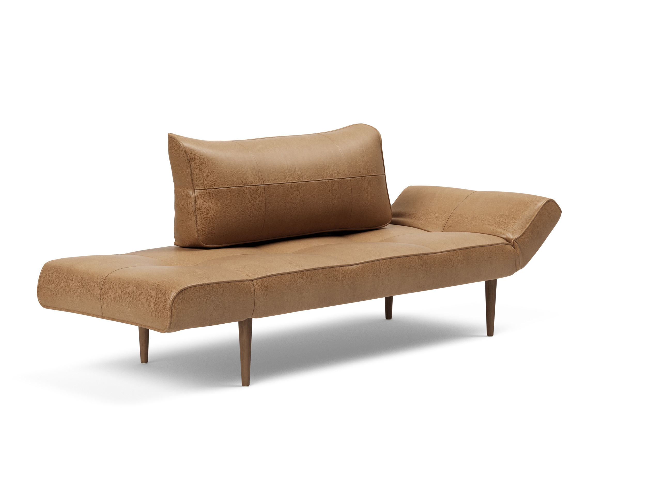 Zeal Deluxe Fabric Daybed w/Dark Wood Styletto Legs