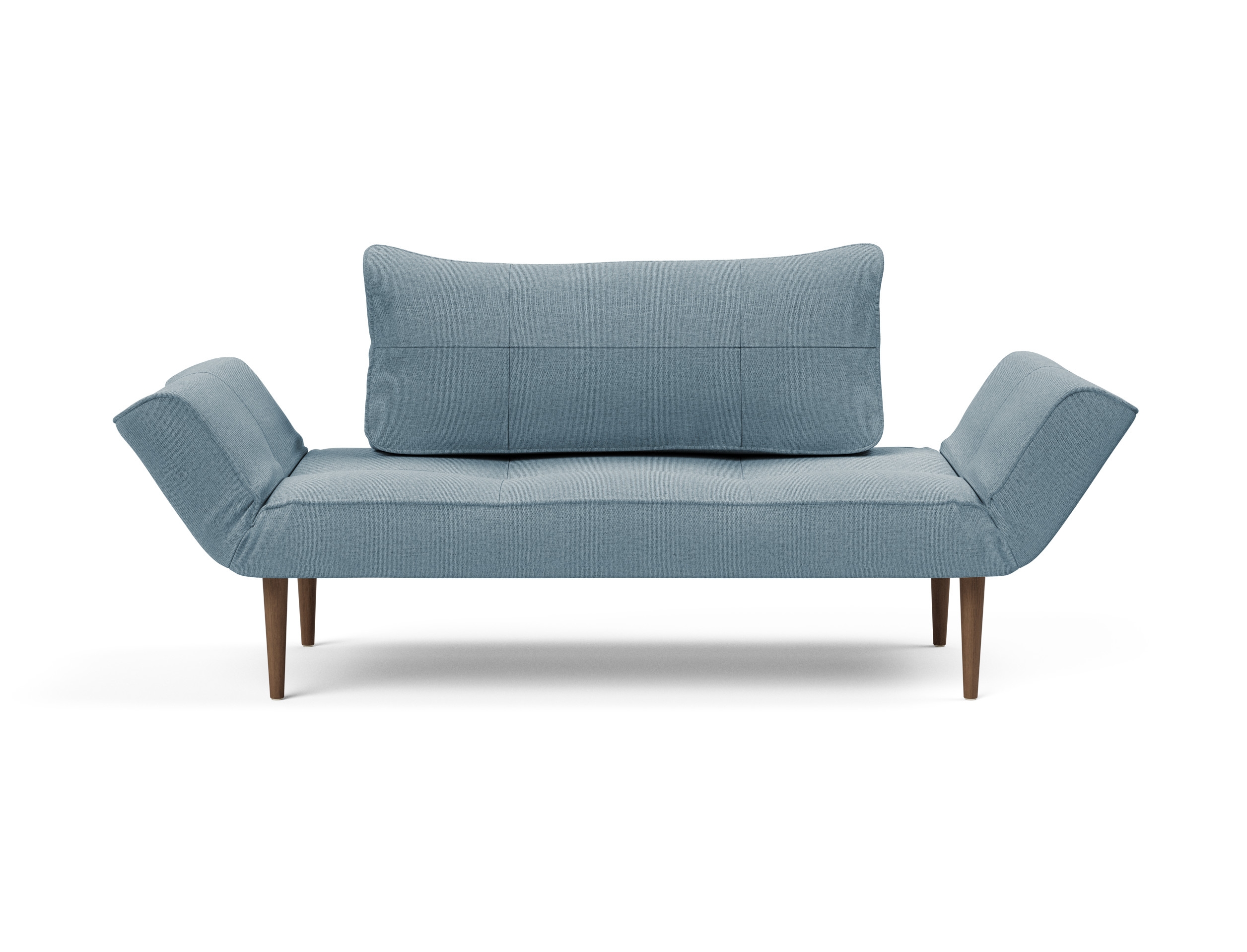 Zeal Deluxe Fabric Daybed w/Dark Wood Styletto Legs