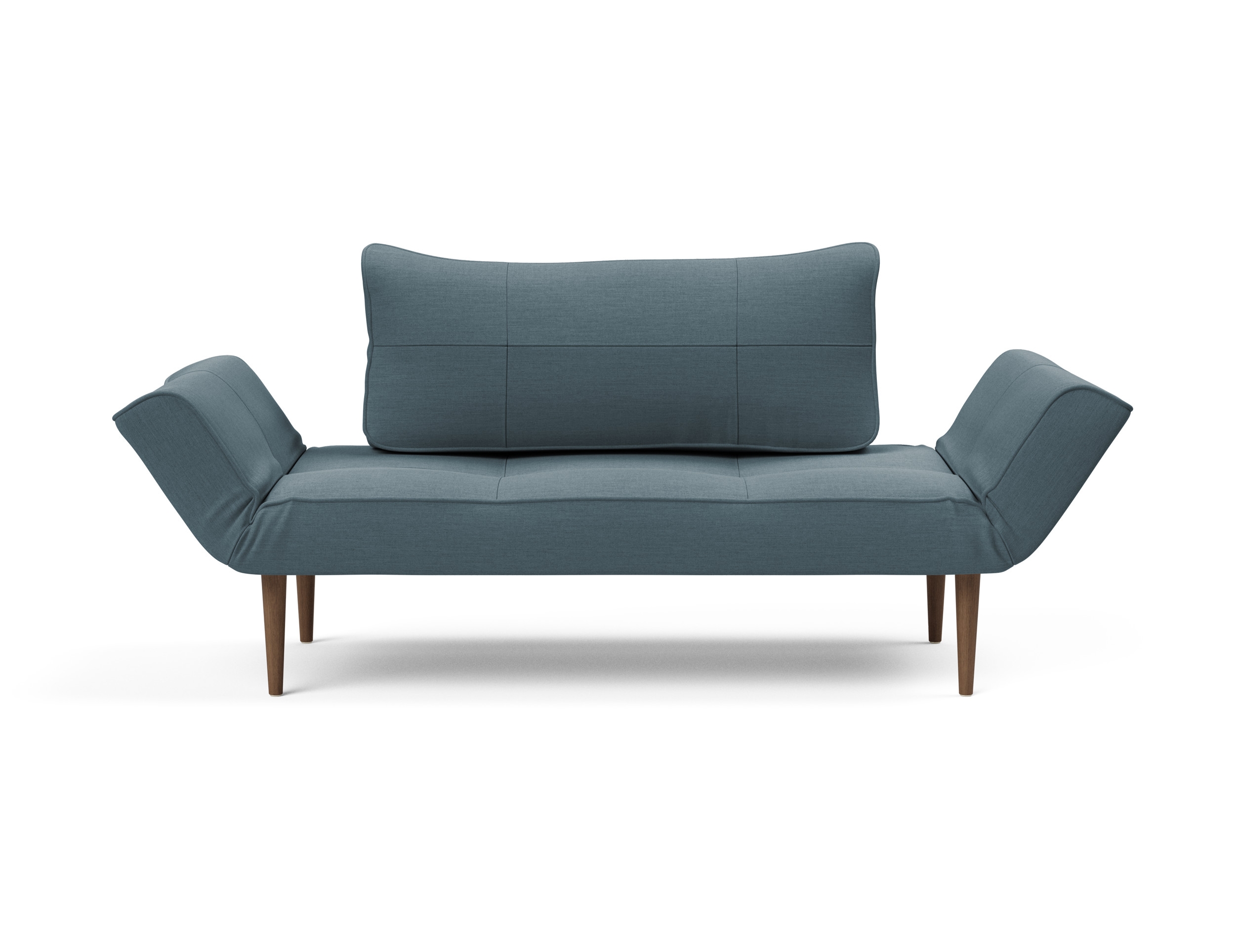 Zeal Deluxe Fabric Daybed w/Dark Wood Styletto Legs