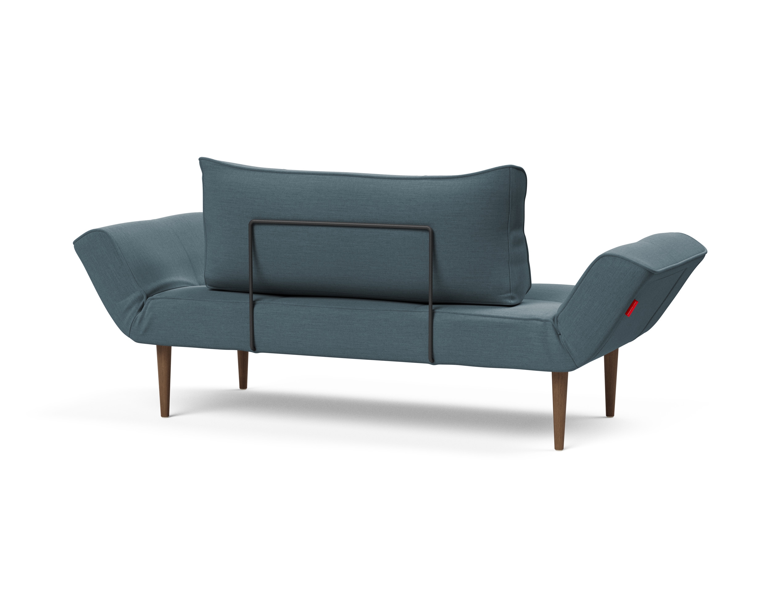 Zeal Deluxe Fabric Daybed w/Dark Wood Styletto Legs