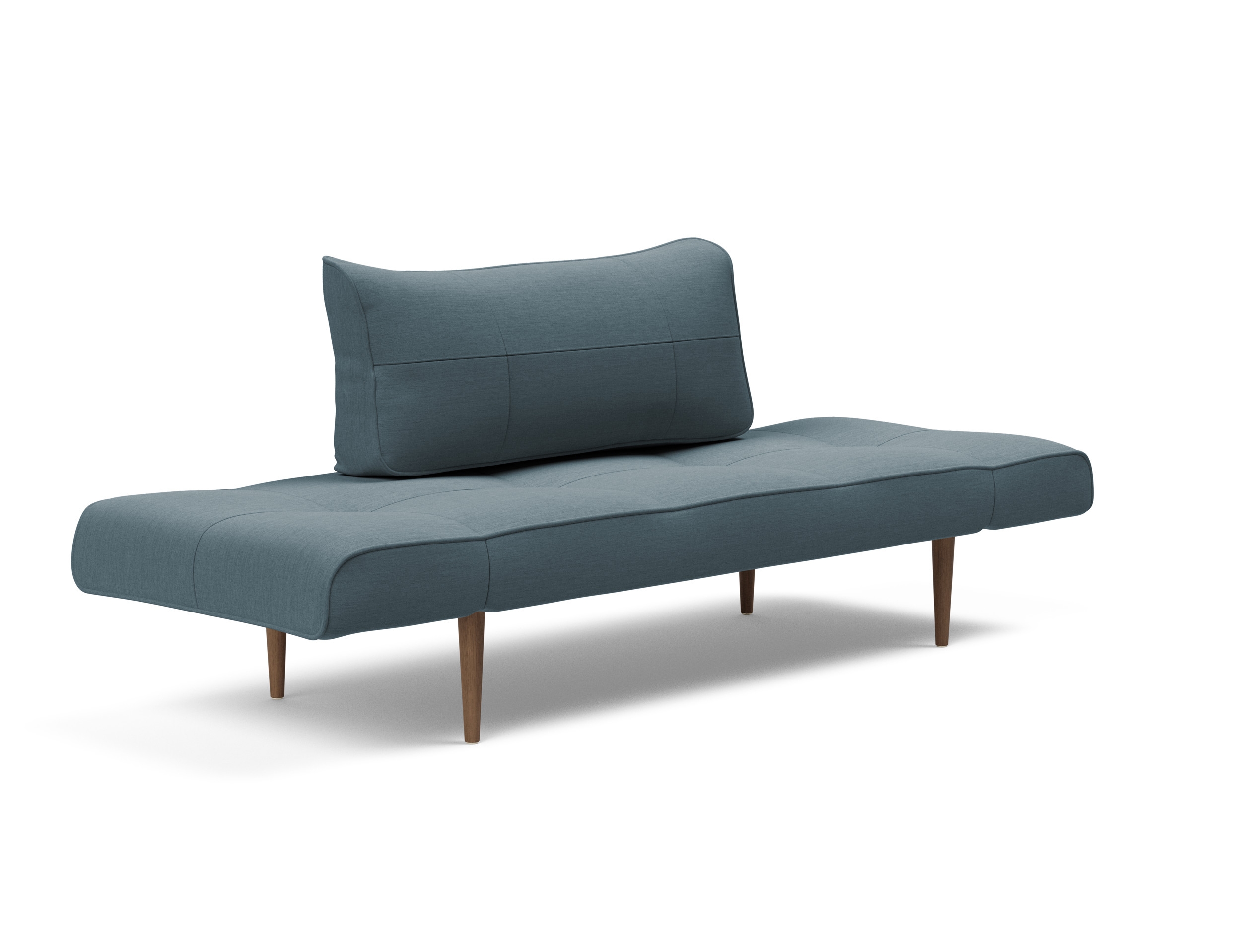 Zeal Deluxe Fabric Daybed w/Dark Wood Styletto Legs