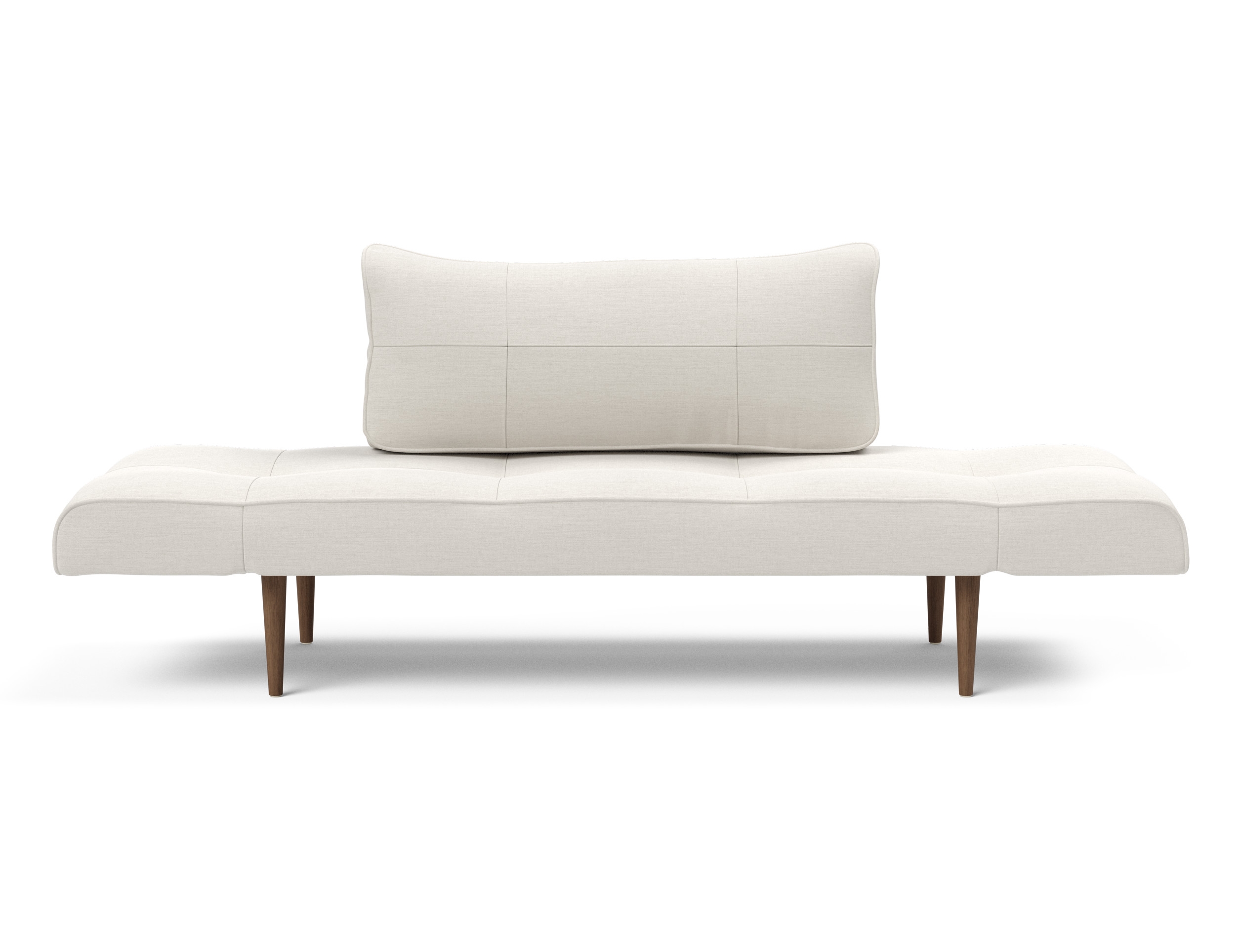 Zeal Deluxe Fabric Daybed w/Dark Wood Styletto Legs