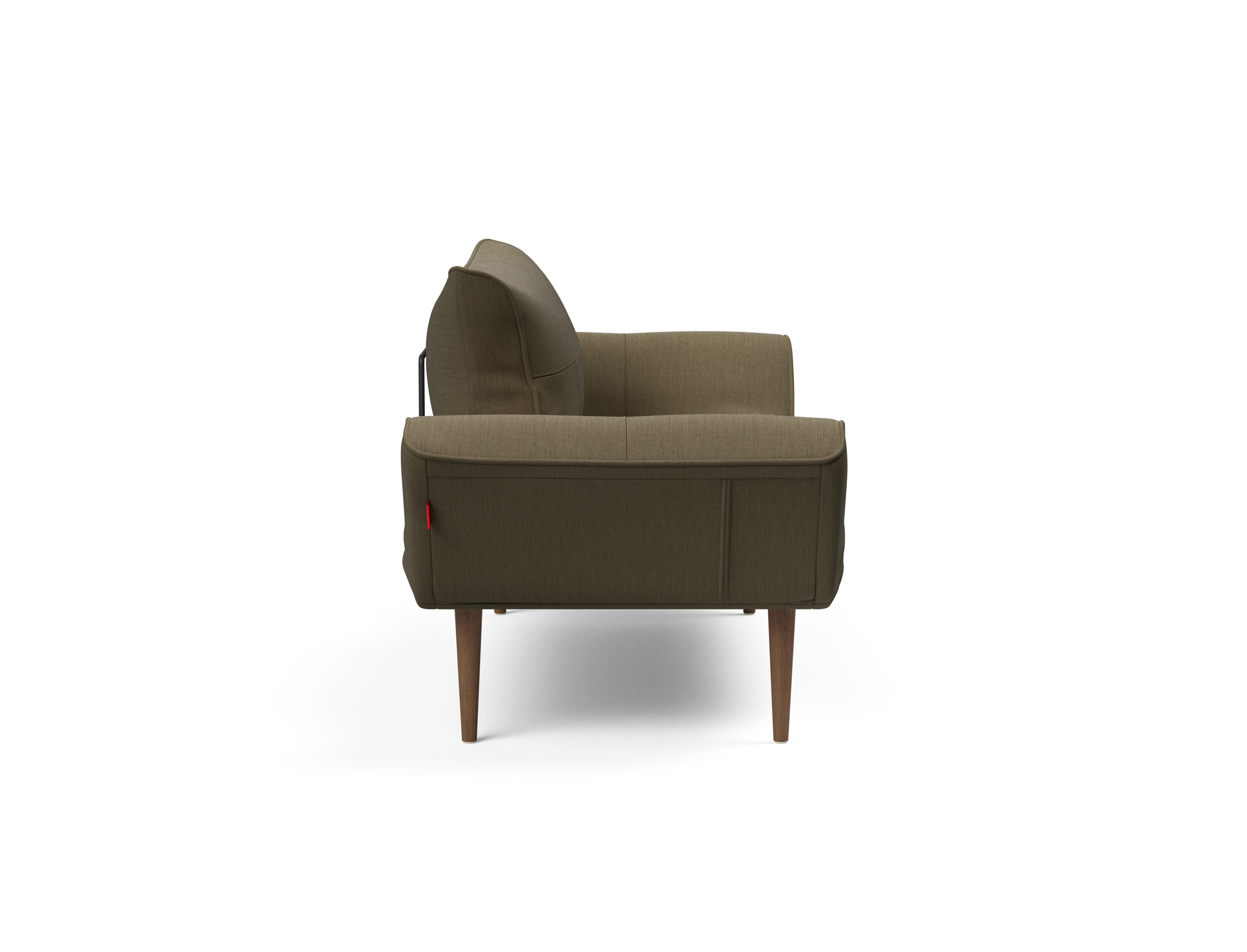 Zeal Deluxe Fabric Daybed w/Dark Wood Styletto Legs