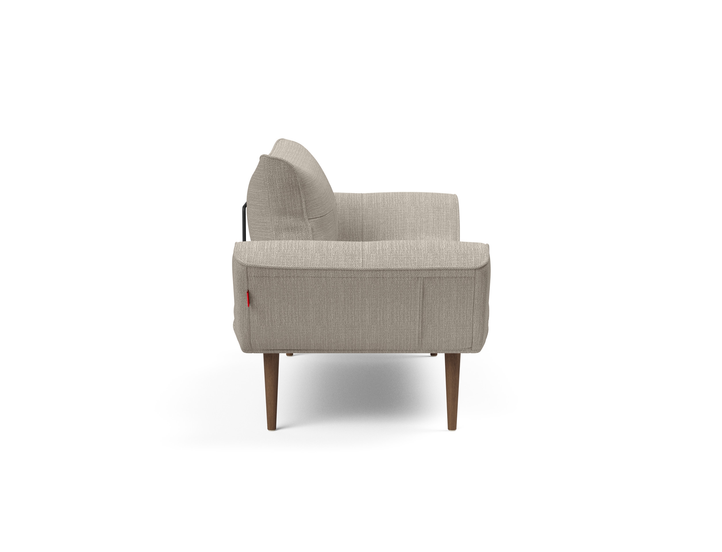 Zeal Deluxe Fabric Daybed w/Dark Wood Styletto Legs
