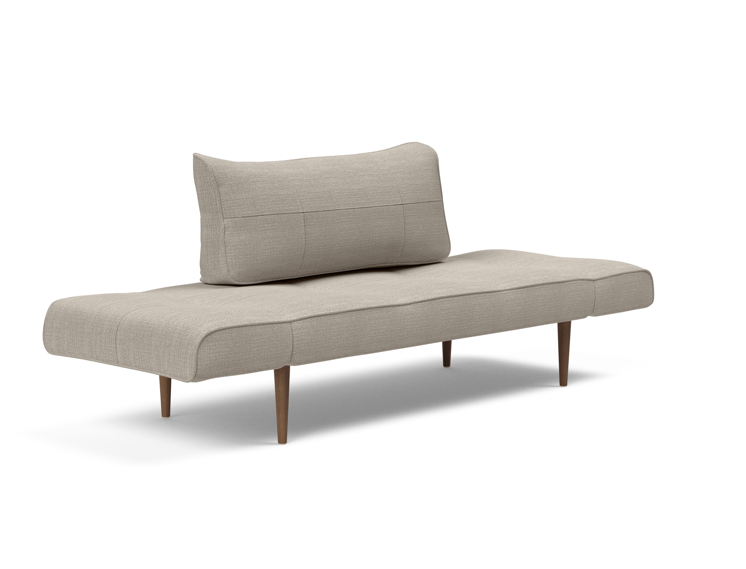 Zeal Deluxe Fabric Daybed w/Dark Wood Styletto Legs