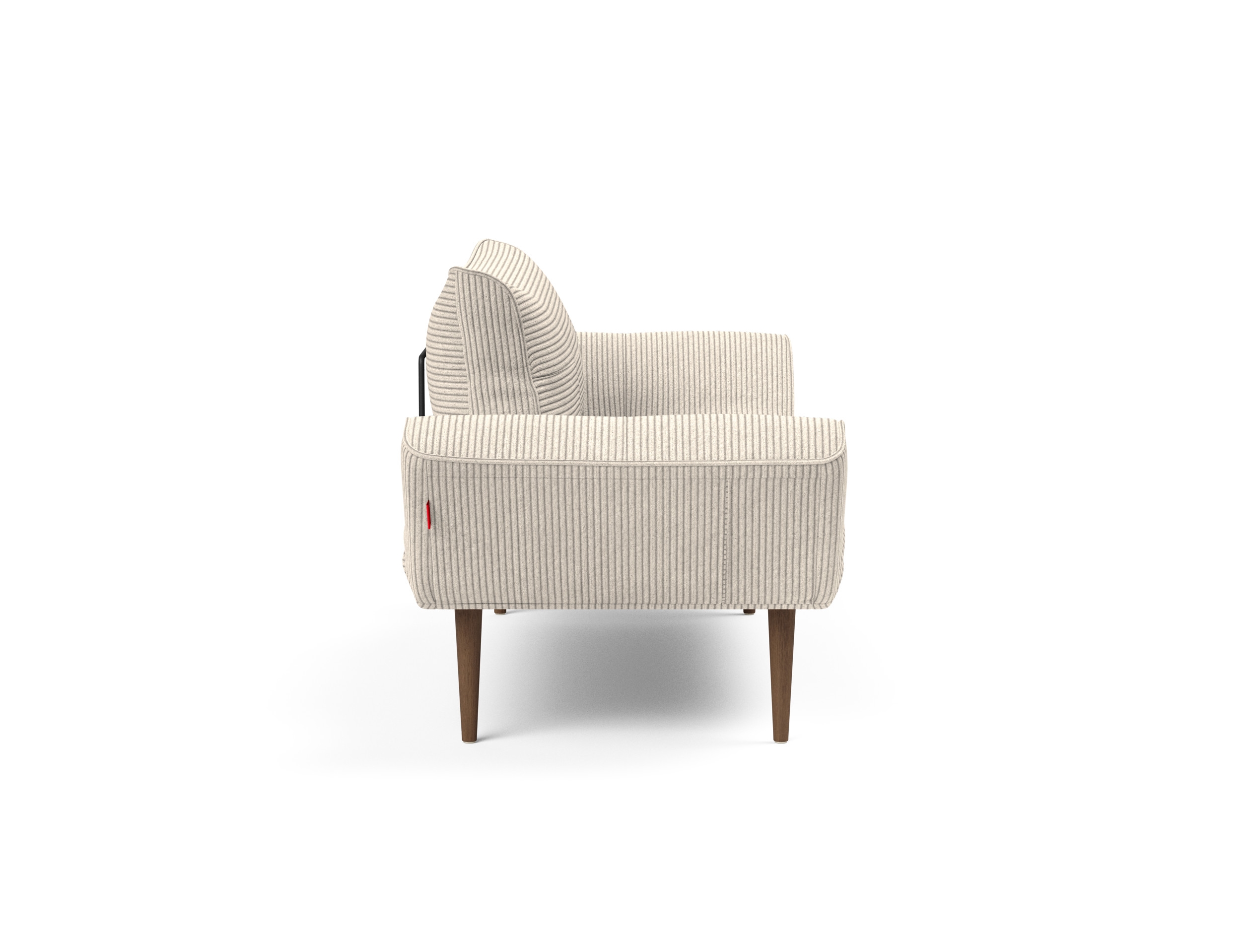 Zeal Deluxe Fabric Daybed w/Dark Wood Styletto Legs