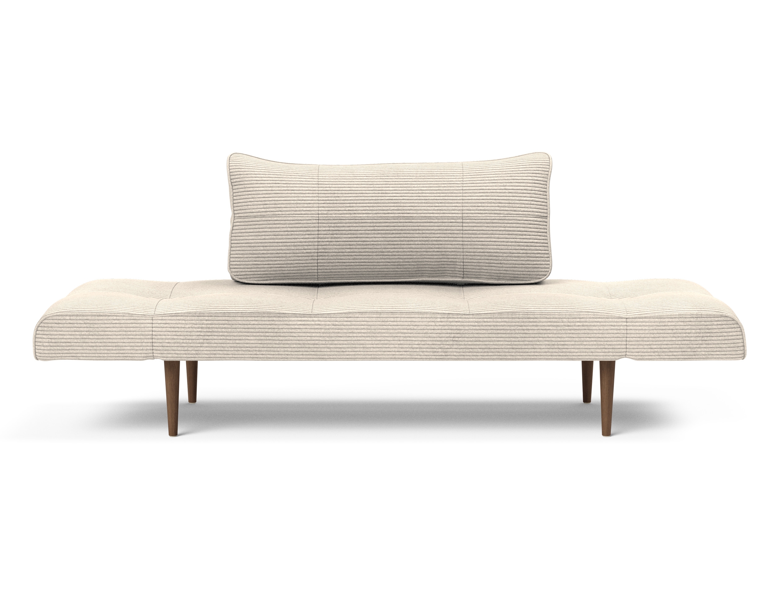 Zeal Deluxe Fabric Daybed w/Dark Wood Styletto Legs