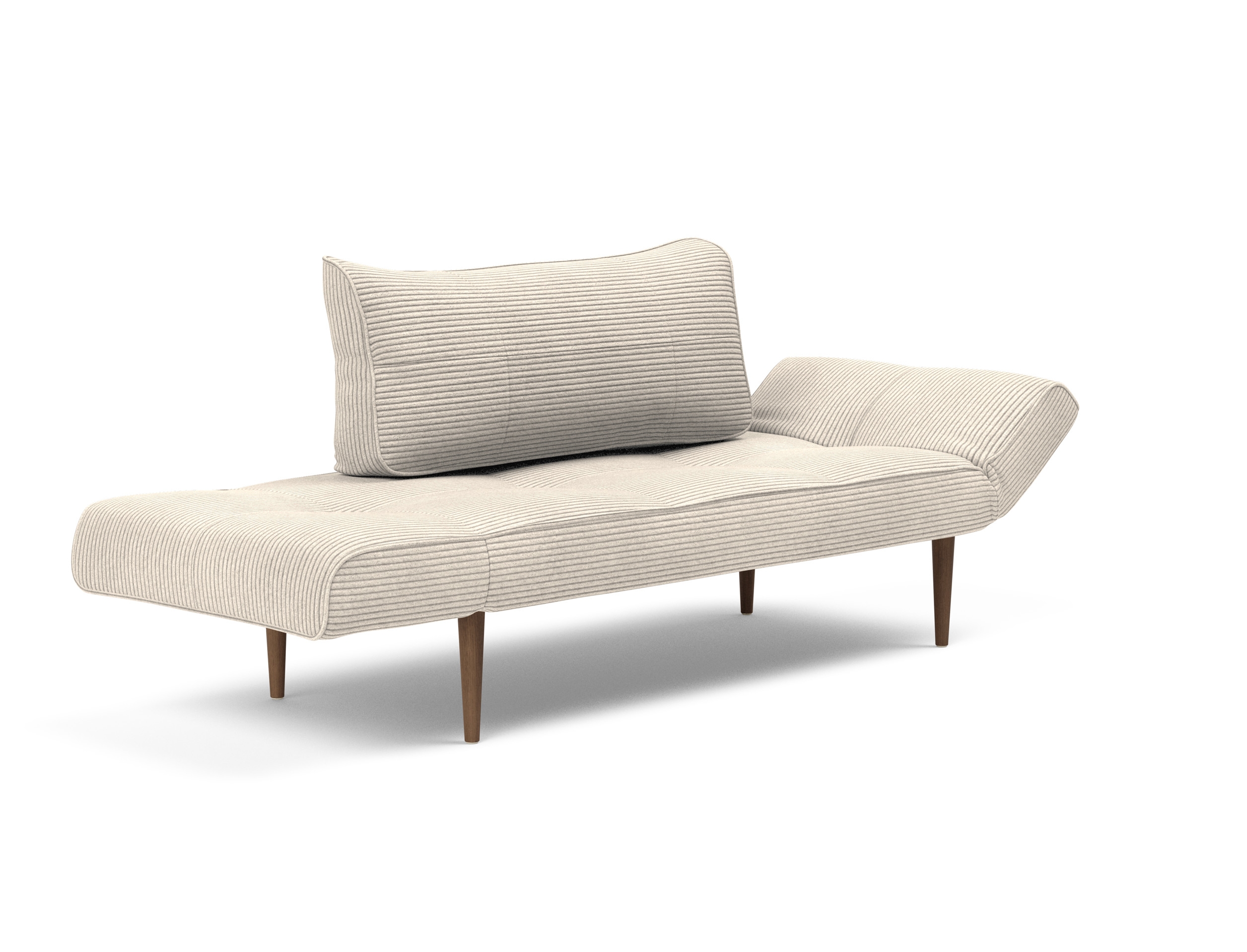 Zeal Deluxe Fabric Daybed w/Dark Wood Styletto Legs