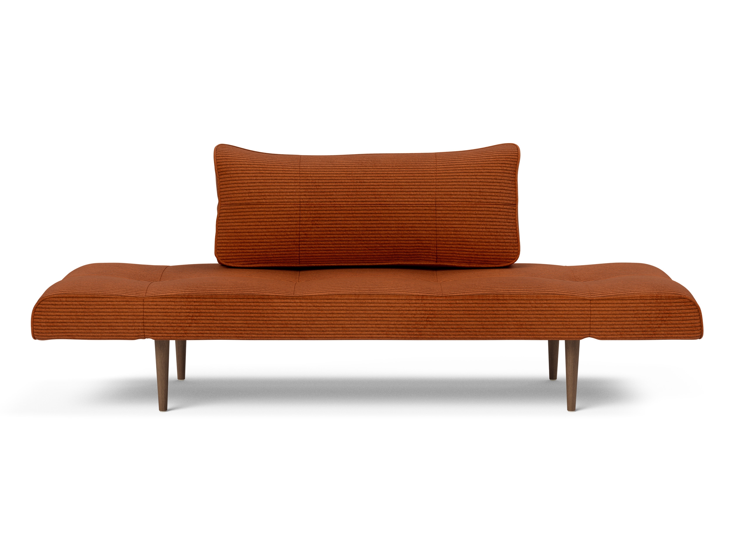 Zeal Deluxe Fabric Daybed w/Dark Wood Styletto Legs