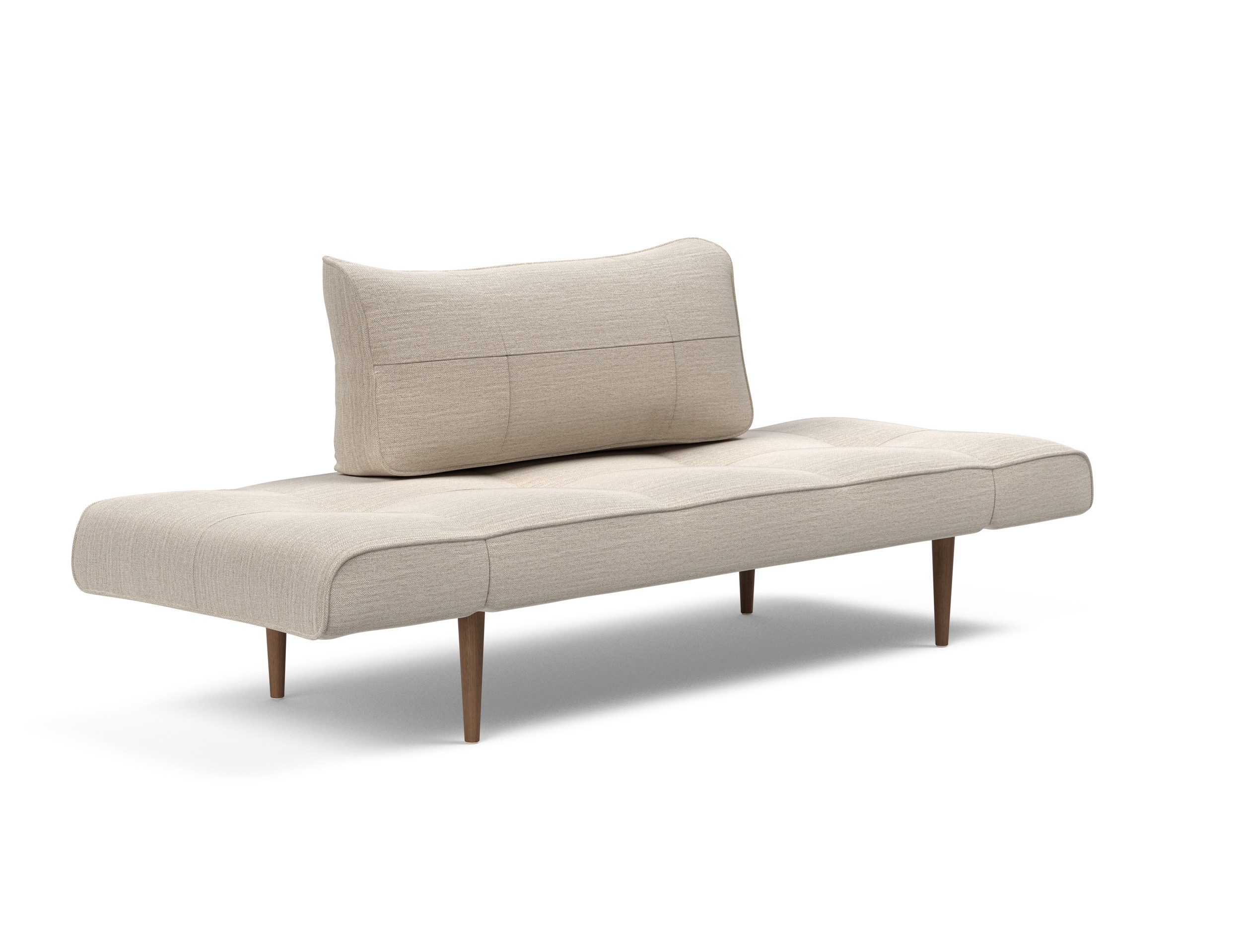 Zeal Deluxe Fabric Daybed w/Dark Wood Styletto Legs