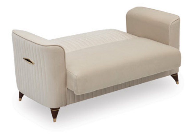 Zebra Microfiber Convertible Storage Living Room Set
