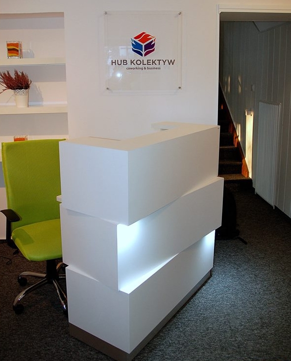 ZEN Reception Desk w/Drawer