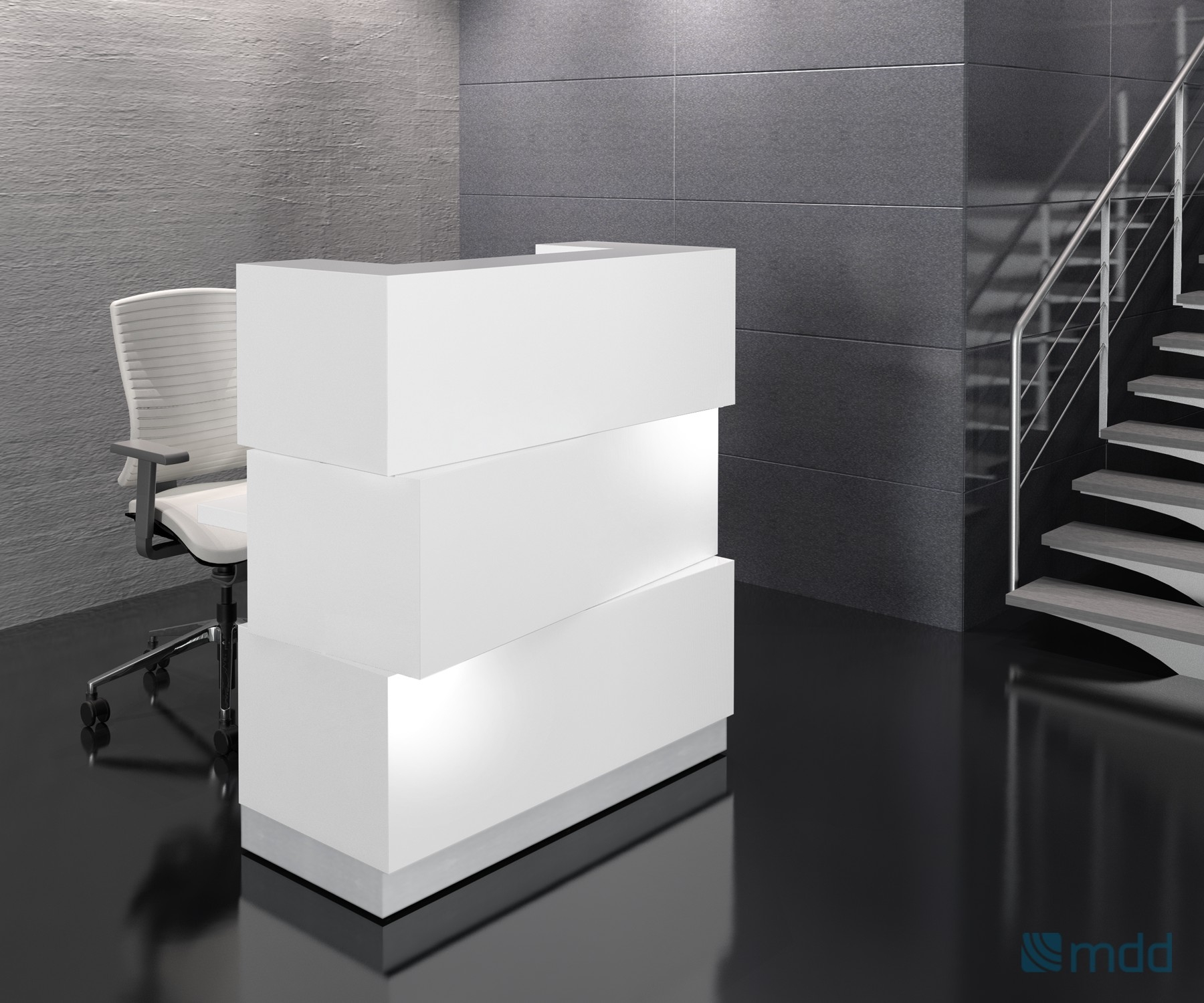 ZEN Reception Desk w/Drawer