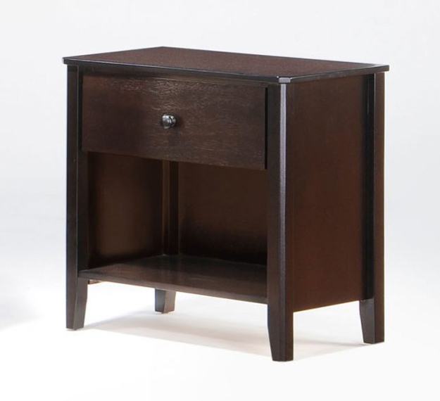 Zest Wood Nightstand w/Drawer