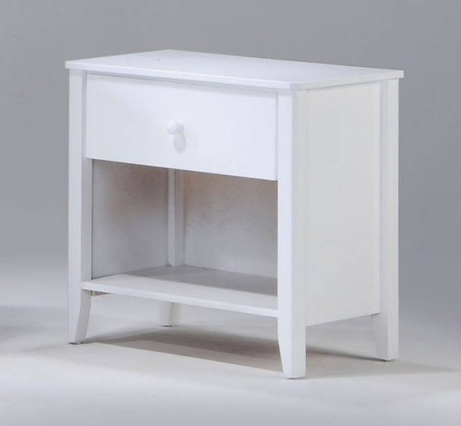 Zest Wood Nightstand w/Drawer