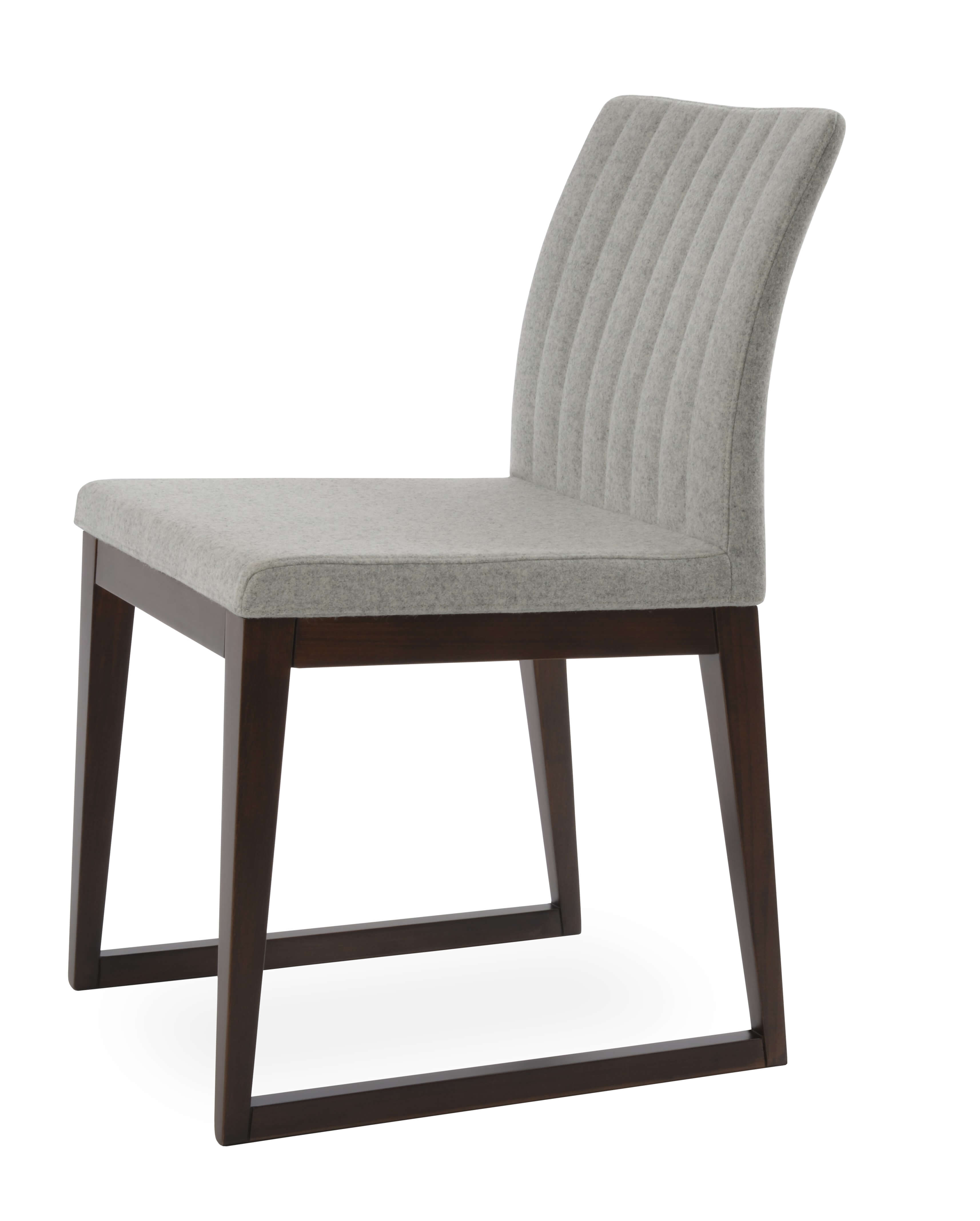 Zeyno Sled Wood Base Dining Chair