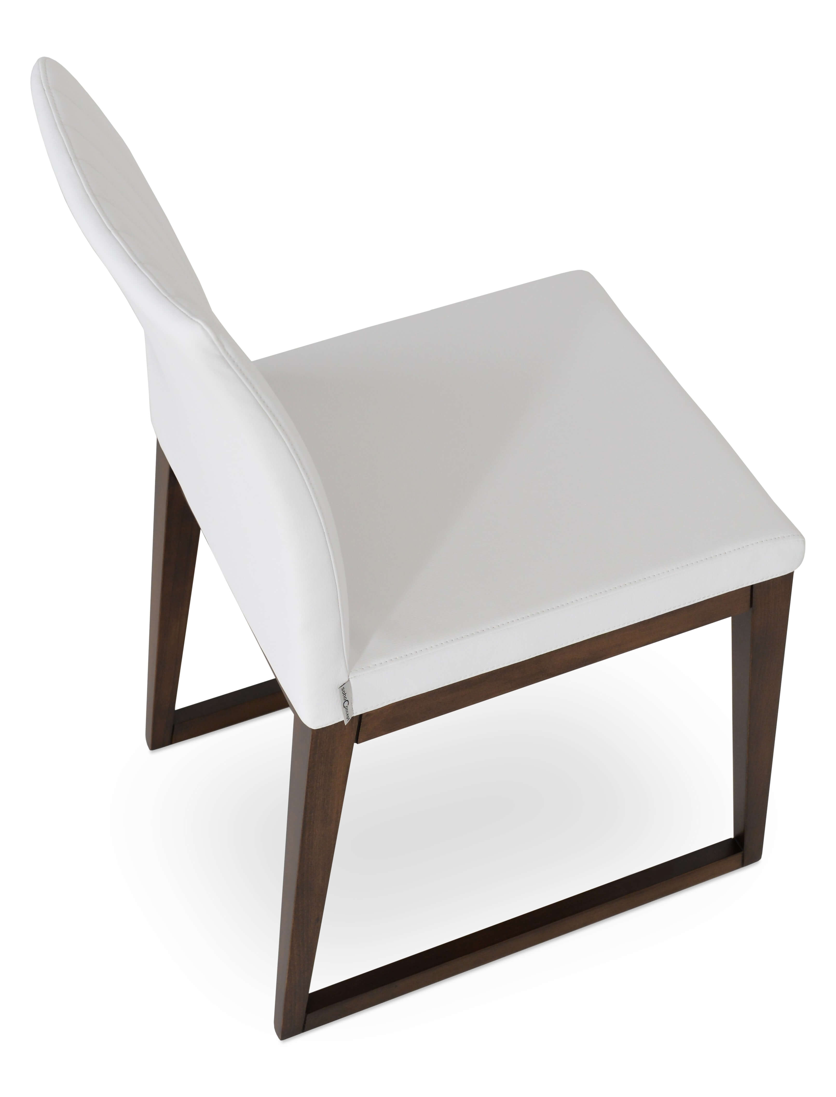 Zeyno Sled Wood Base Dining Chair