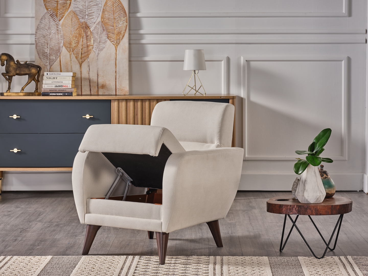 Flexy Fabric Storage Chair In a Box