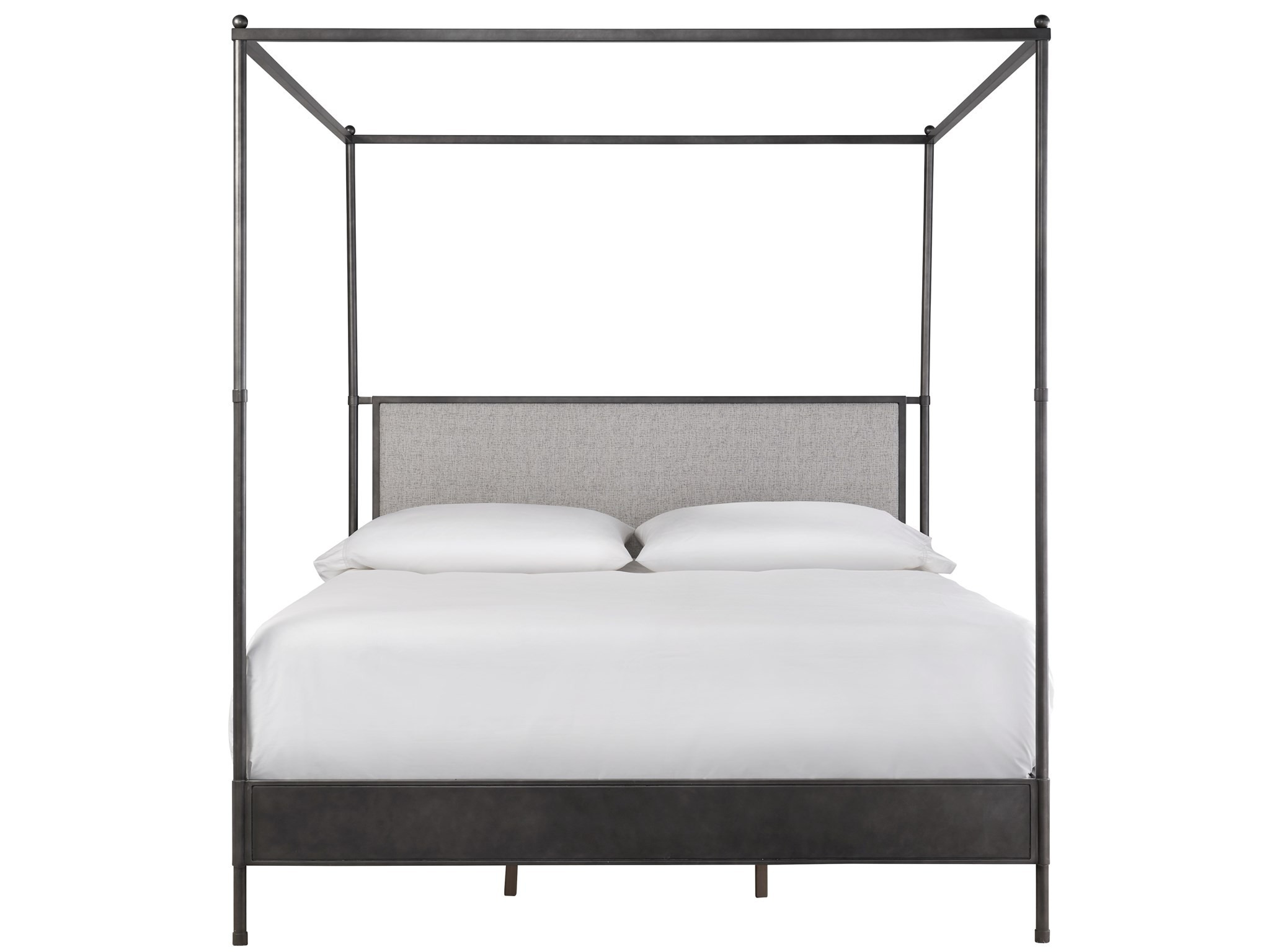 Kent Fabric/Metal Canopy Bed, King Size