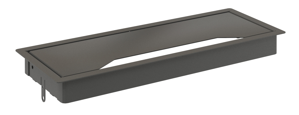 Nova Wood HPL D31.5" Office Single Desk w/Grommet