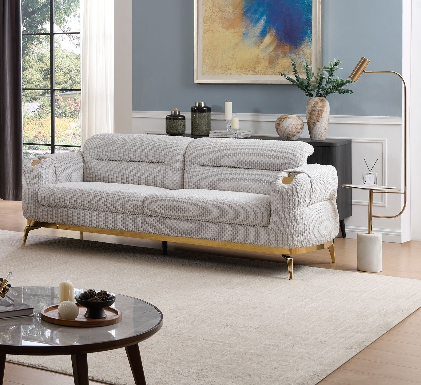 Zoe Fabric Sofa