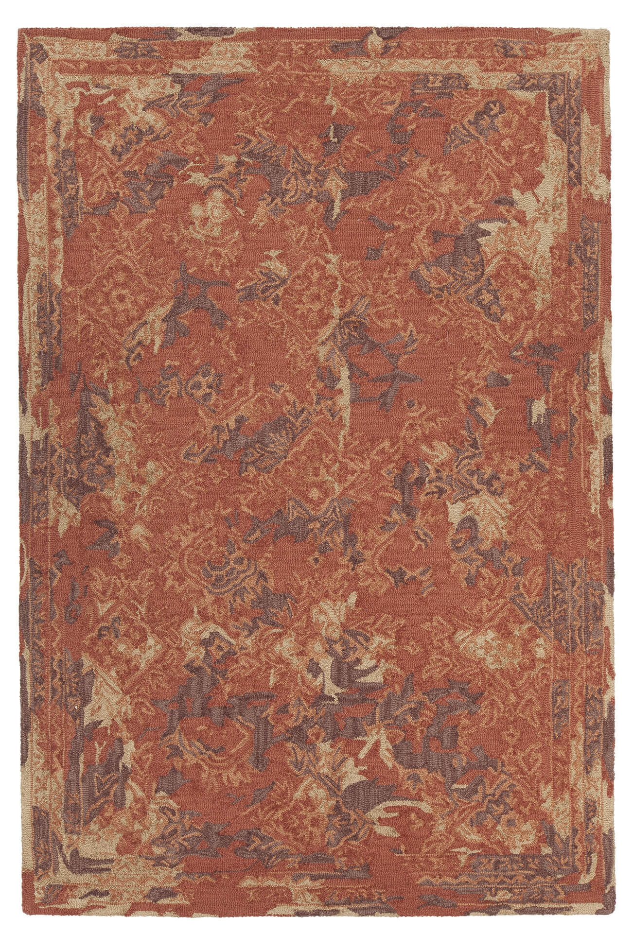 Zyana Wool/Viscose Rectangular Handmade Rug